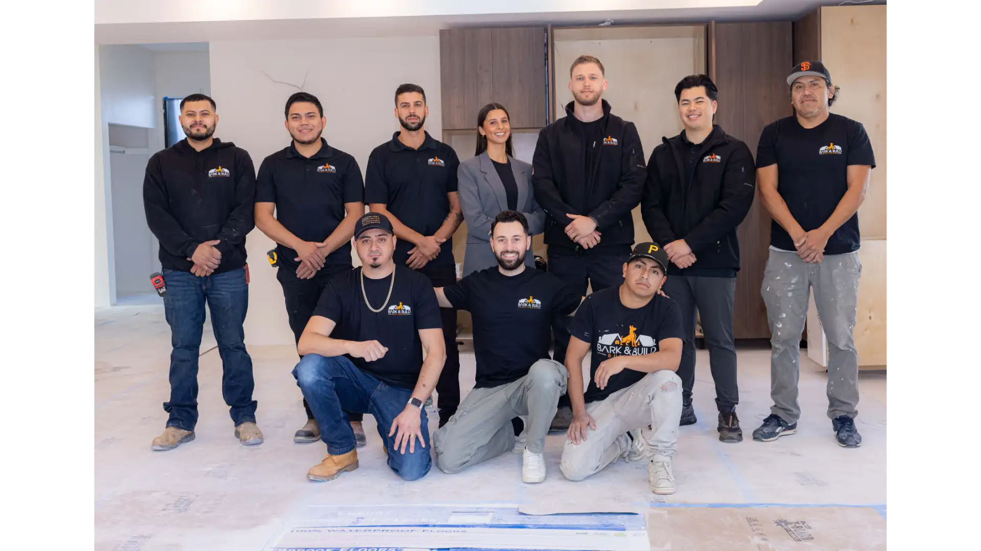 Bark and Build Builders crew — licensed garage conversion and ADU team