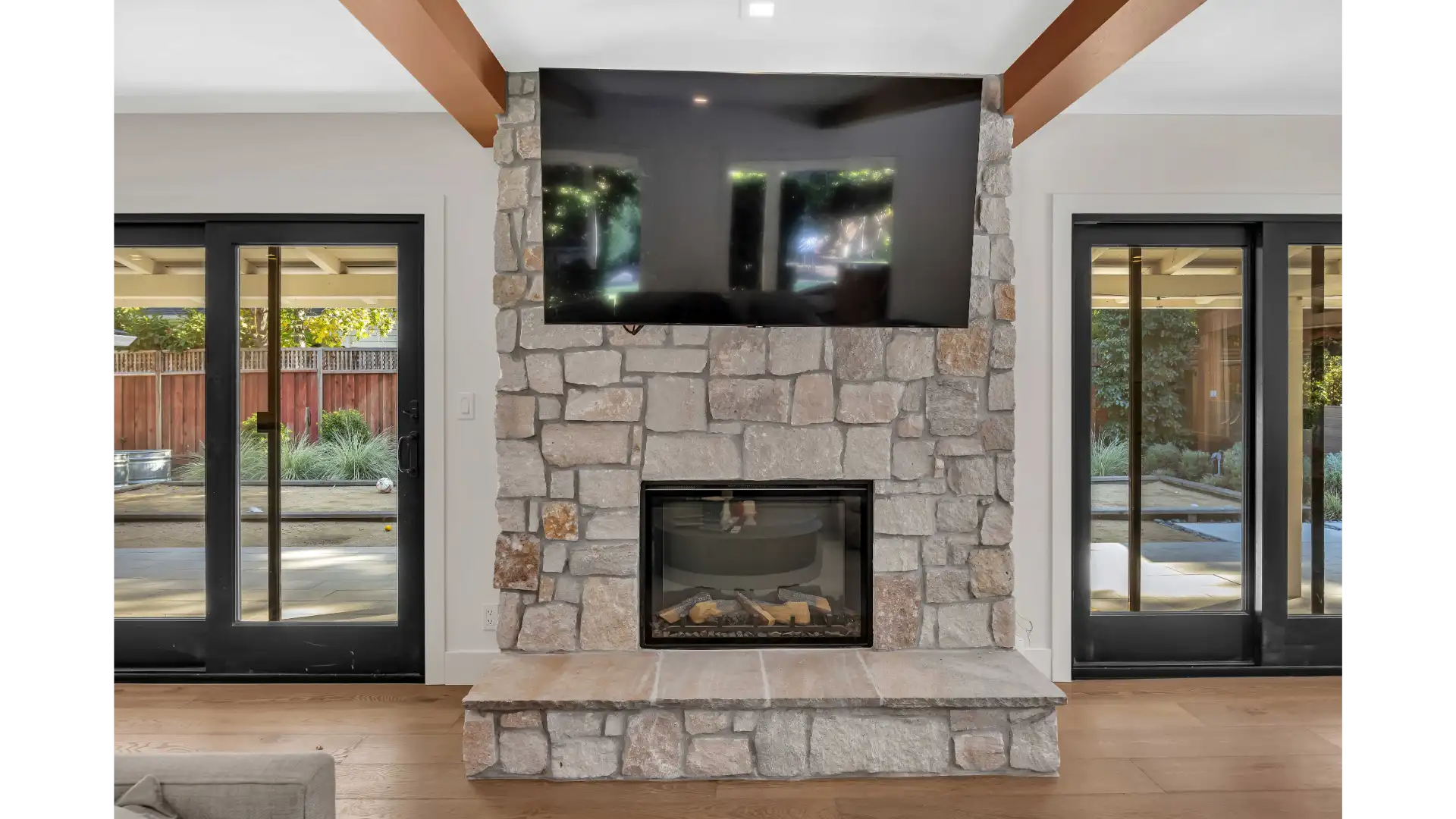 Junior ADU interior conversion — premium living space carved from existing Peninsula home