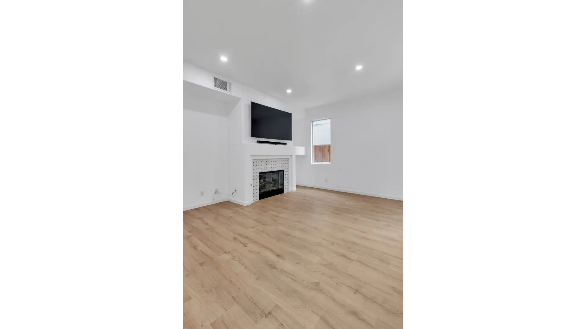 ADU interior — open floor plan with modern finishes