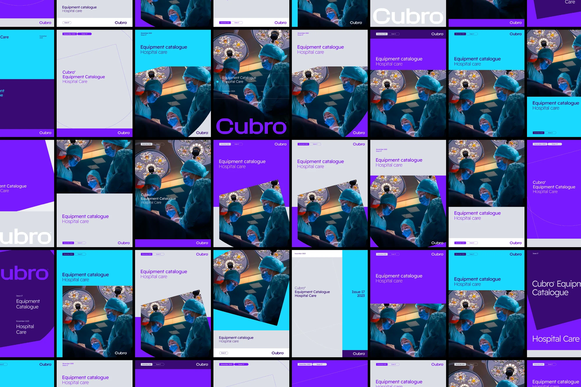 An image depicting the many cover design templates.