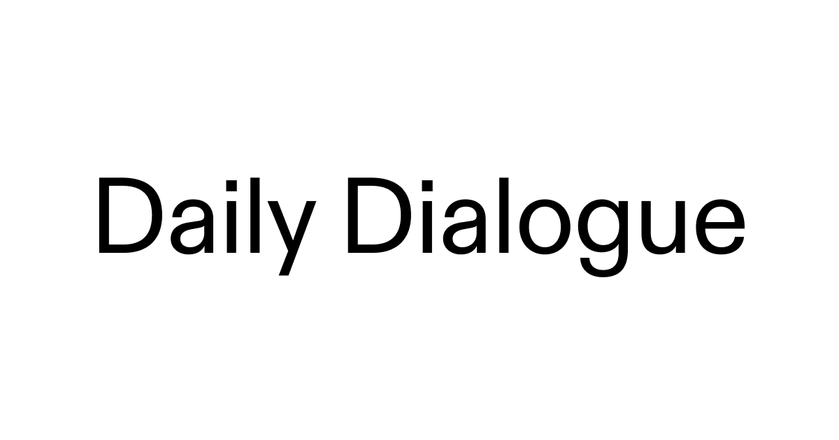 Thumbnail of Daily Dialogue