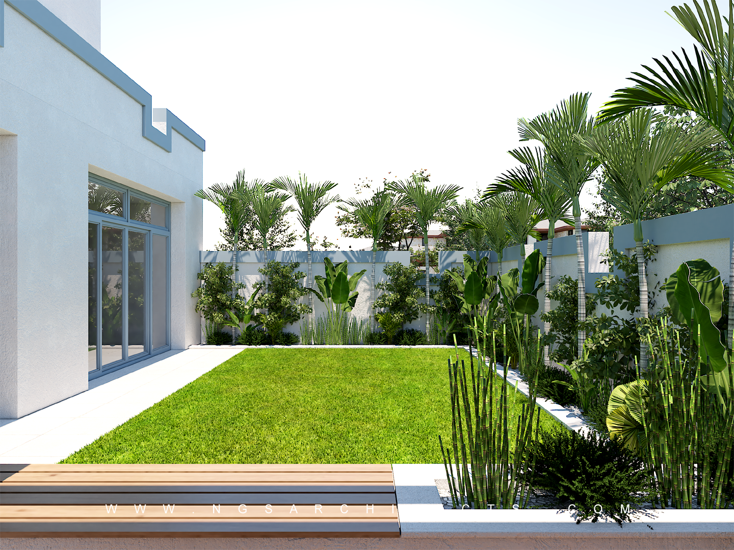 The Extension (Landscape Design) - Falcon City - Dubai - Design & Build