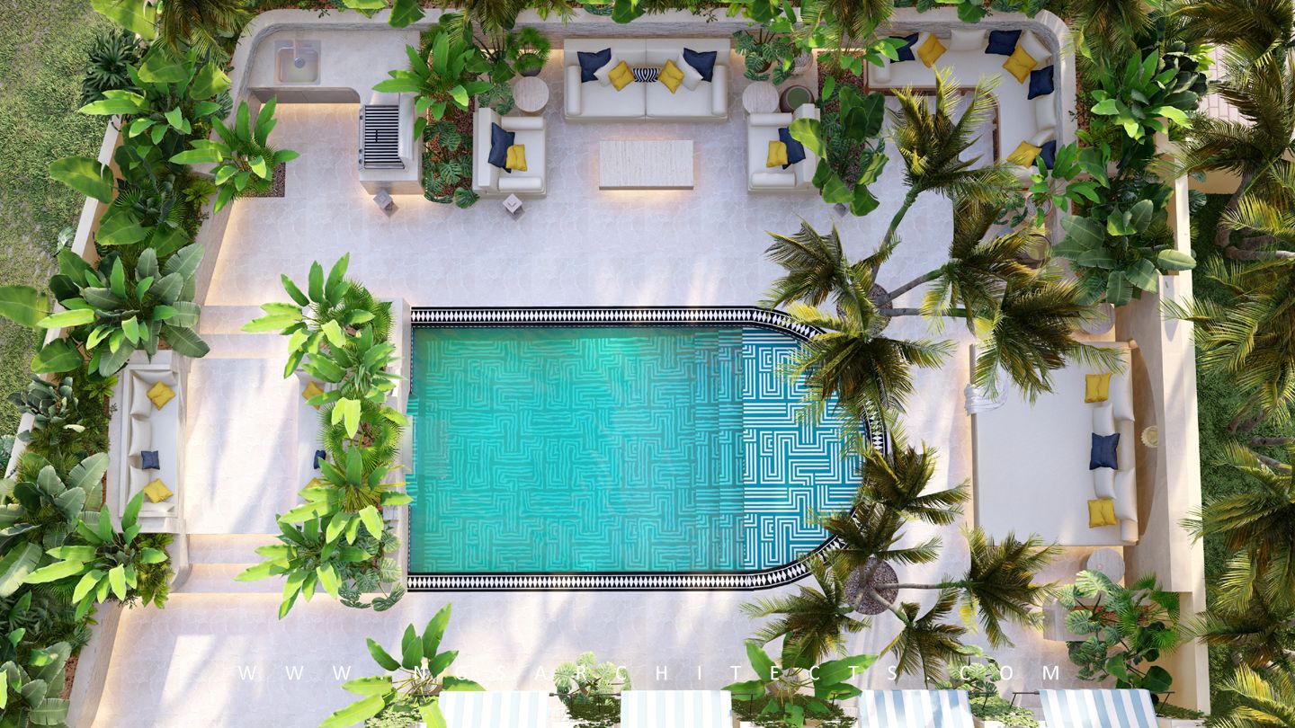 Sur La Mer - Guatemalan Inspired Landscape Design and Build - Dubai - UAE