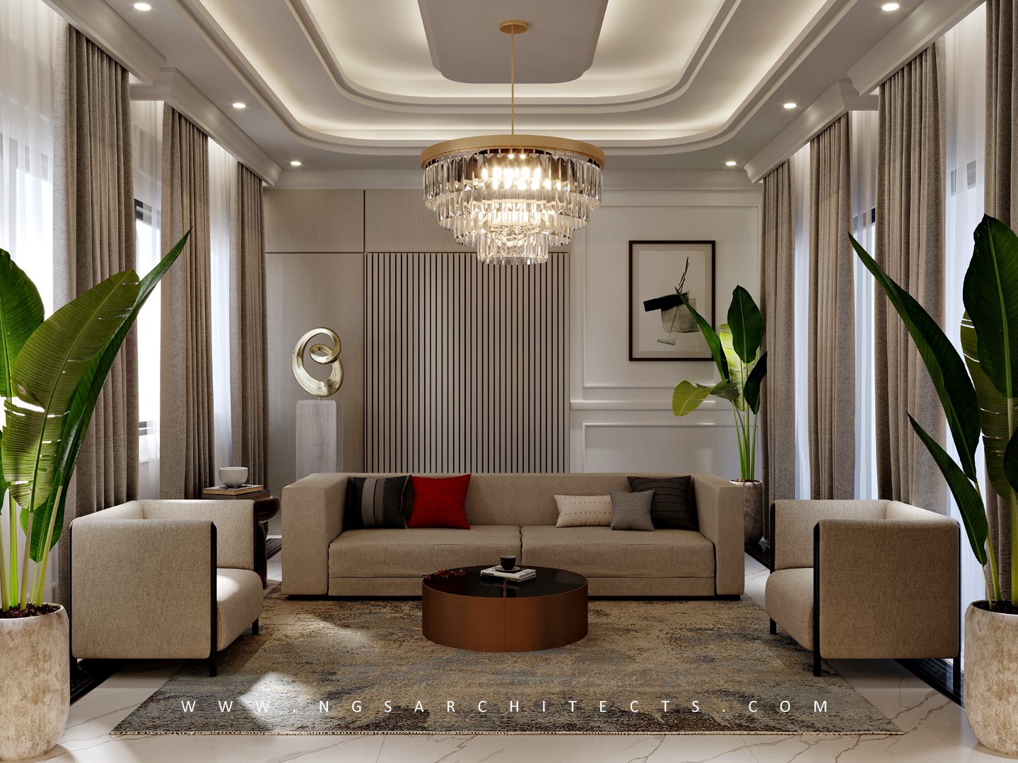 The Villa Community - CC4 - Design and Build - Interior Design - Bedroom - Master Bedroom - Living - Walk-In Closet