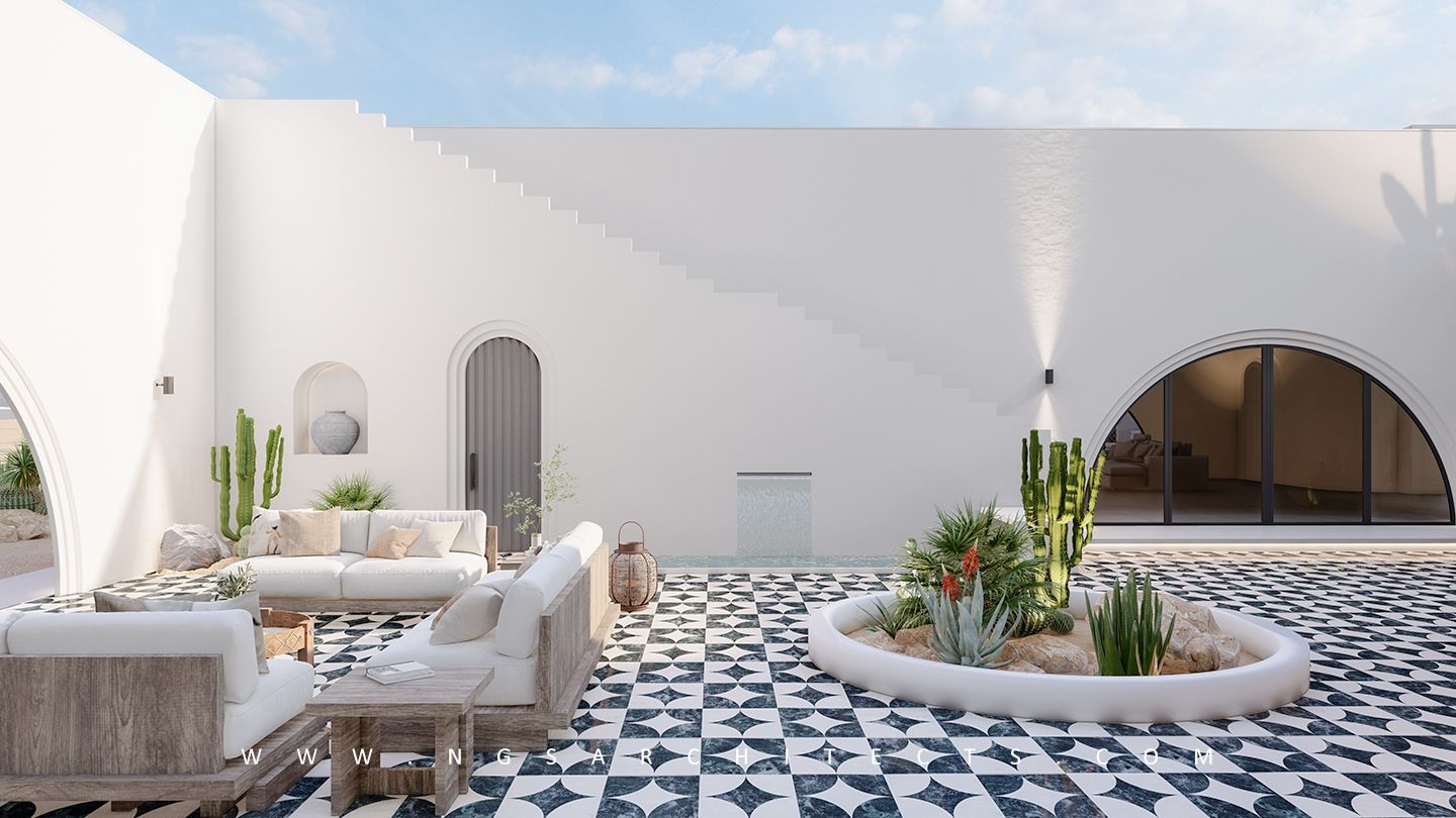 Sharjah - Villa Oasis - Architecture Design