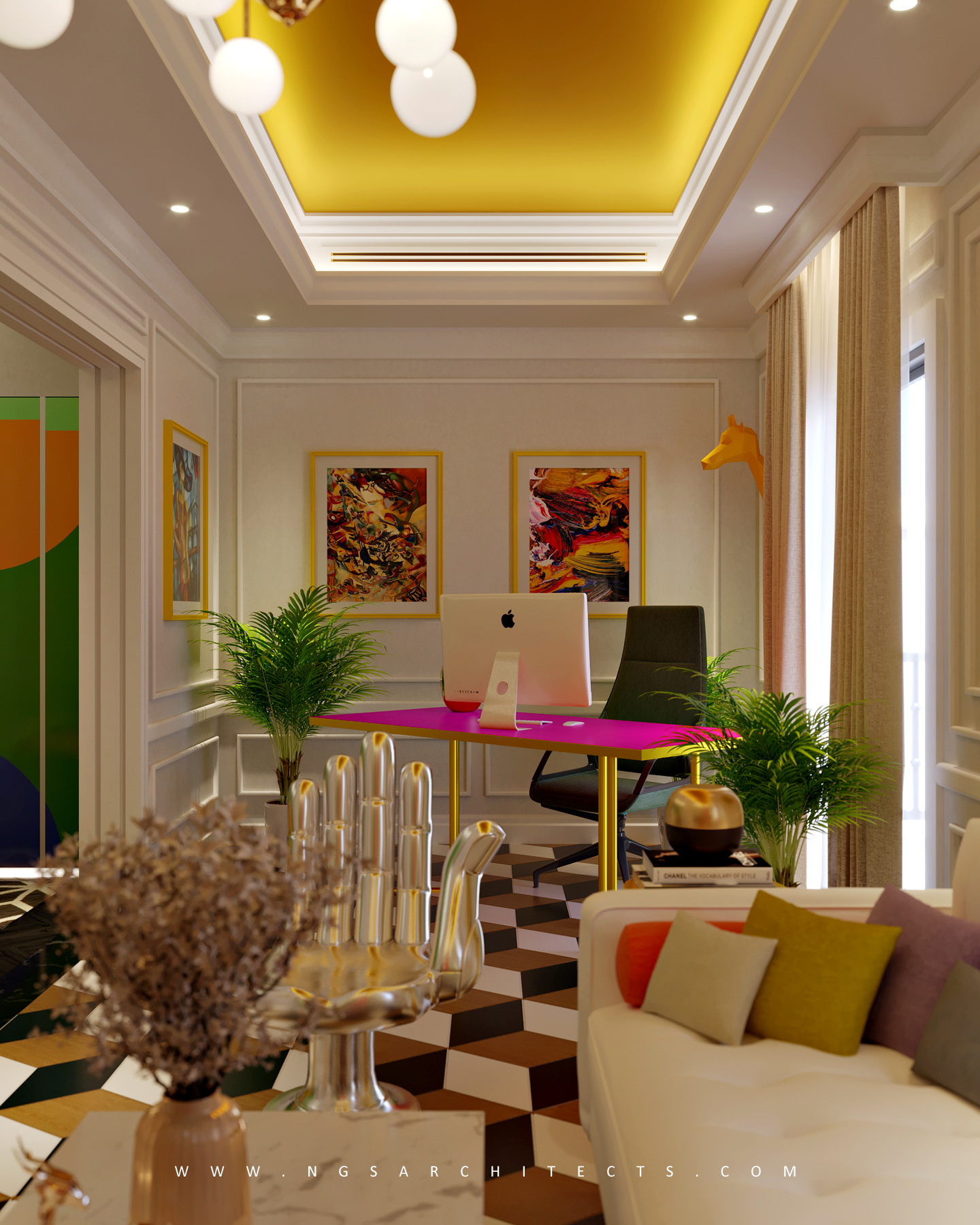 The Villa Community - CC4 - Design and Build - Interior Design - Pop Art Bedroom
