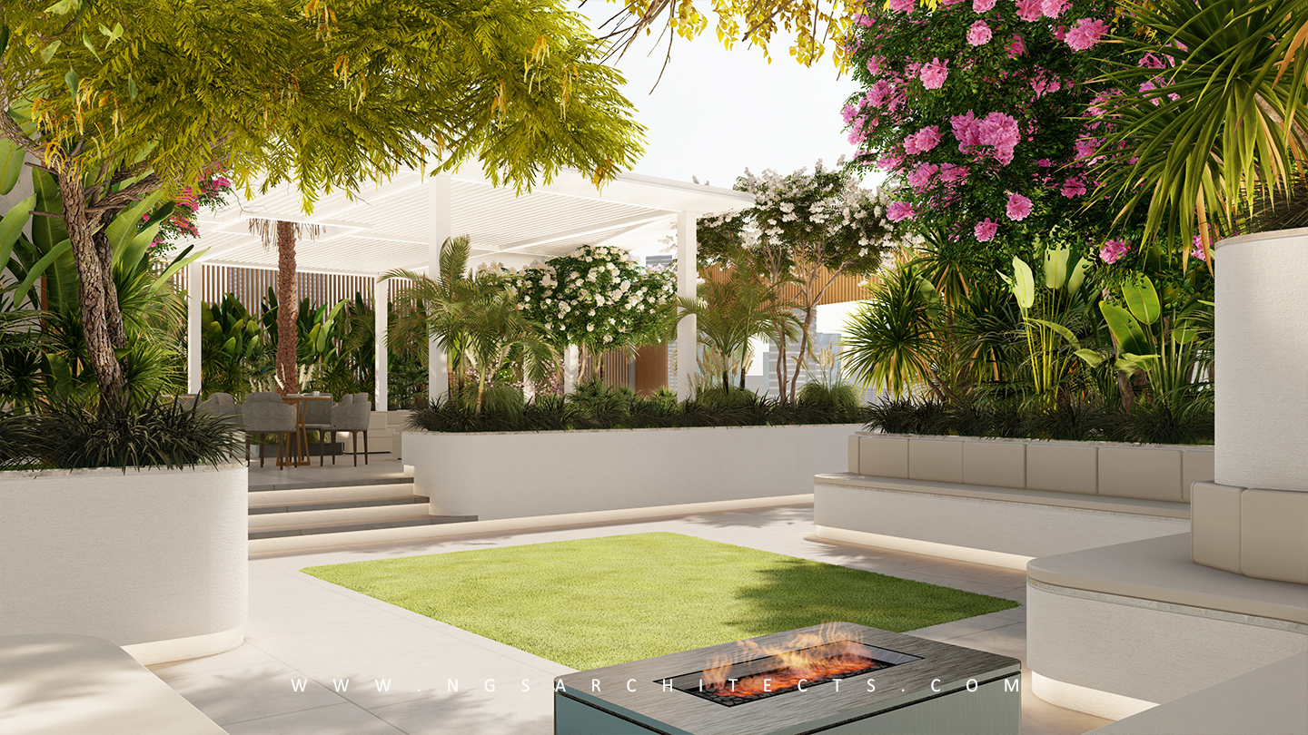 Elemental 78 - Al Satwa - Dubai - UAE - Tower Landscape Design (Client - Al Barari)