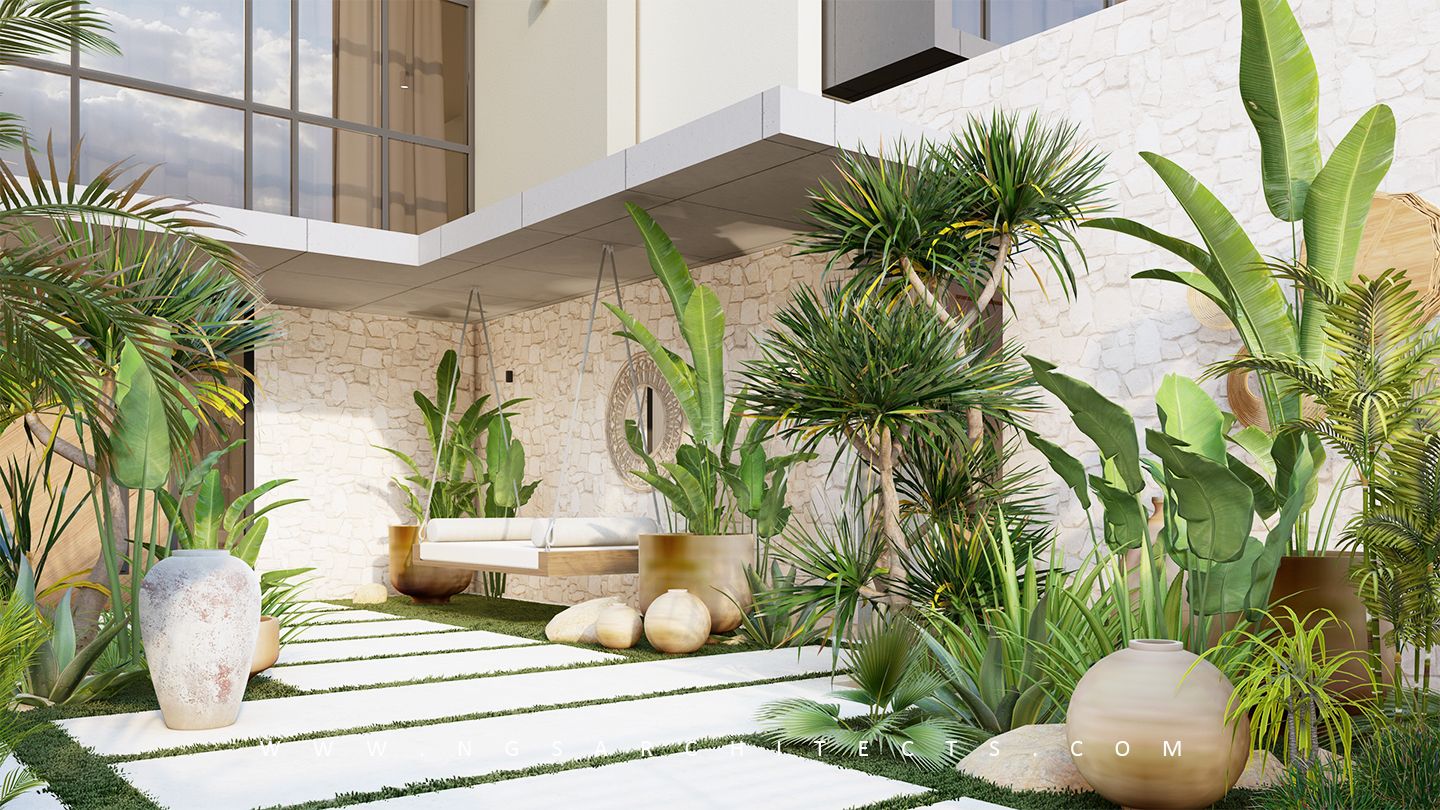 Golf Place - Dubai Hills Estate - Congo Inspired Landscape Design - Dubai - UAE