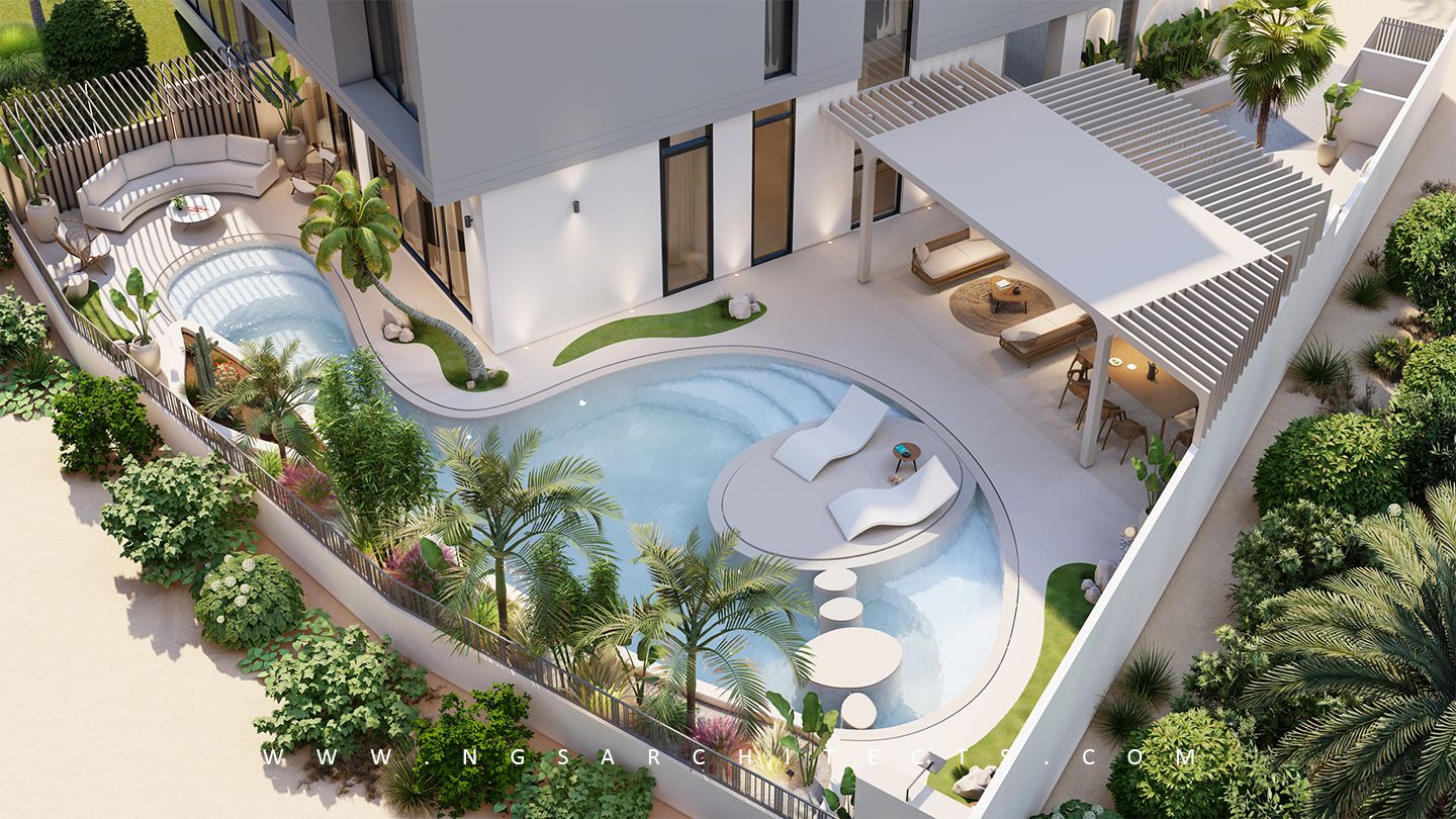 Dubai Hills Estate - UAE - Golf Grove Villa122 - Design and Build - Landscape Architecture
