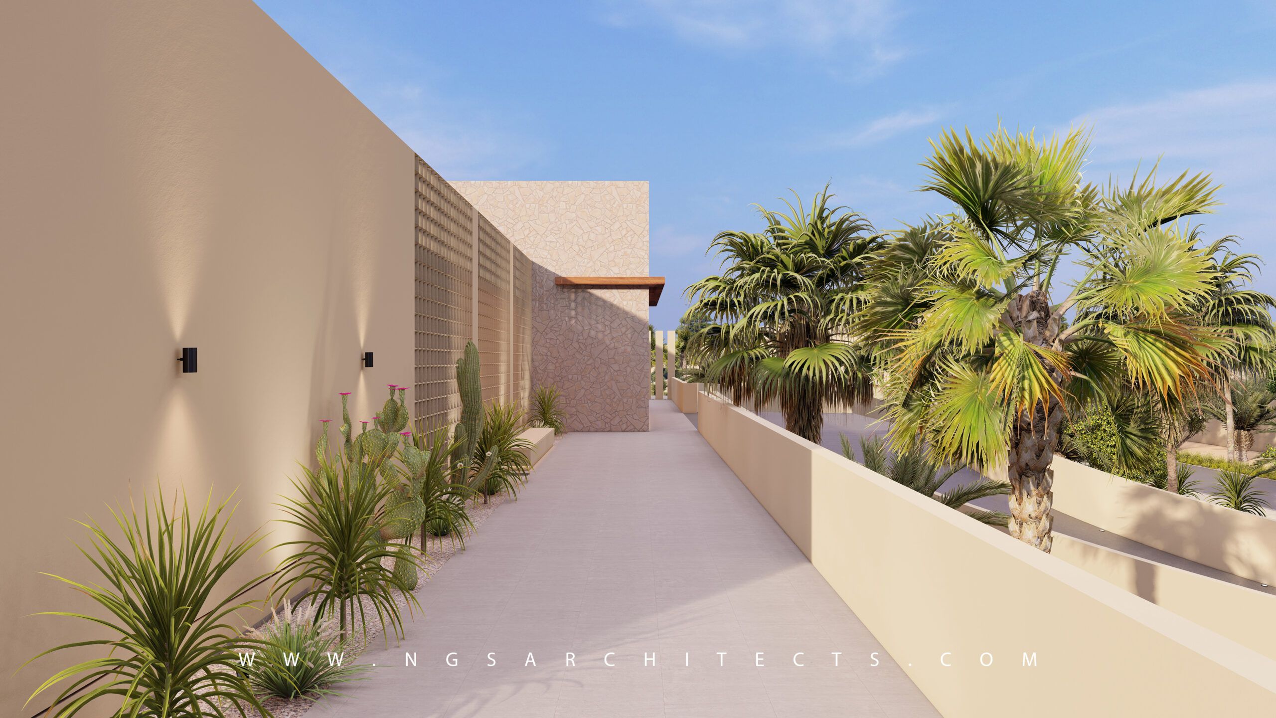 Sharjah - Sandscape Retreat - Architecture Design