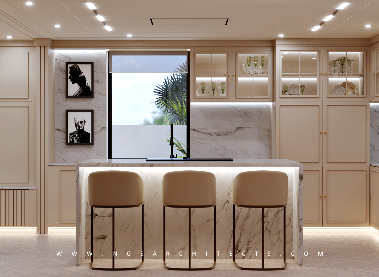 The Villa Community - CC4 - Design and Build - Interior Design - Family Living and Kitchen