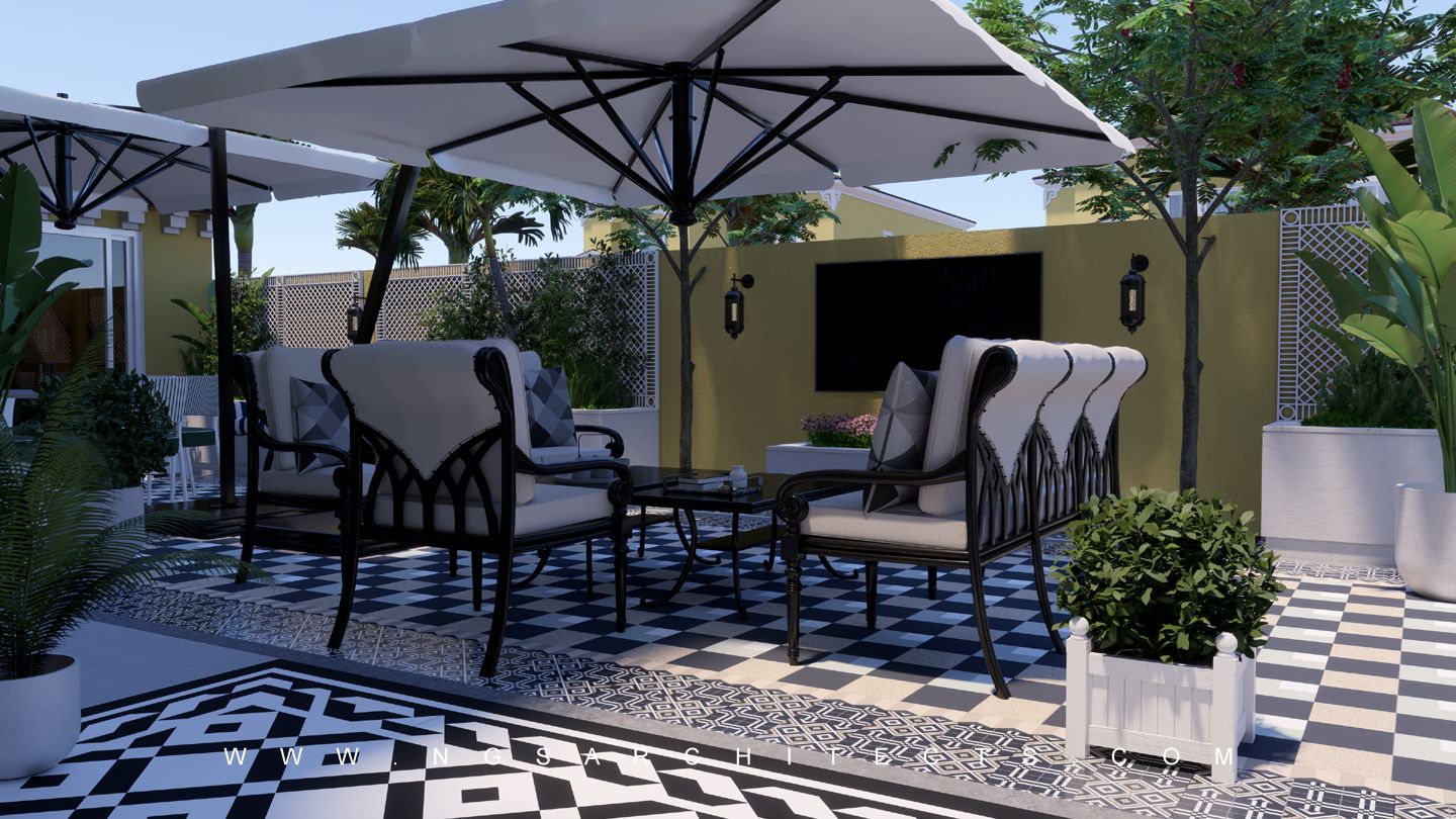 Villanova Community - La Quinta - V180 - Landscape Design & Build (Modern - Mediterranean - Spanish Colonial Design)