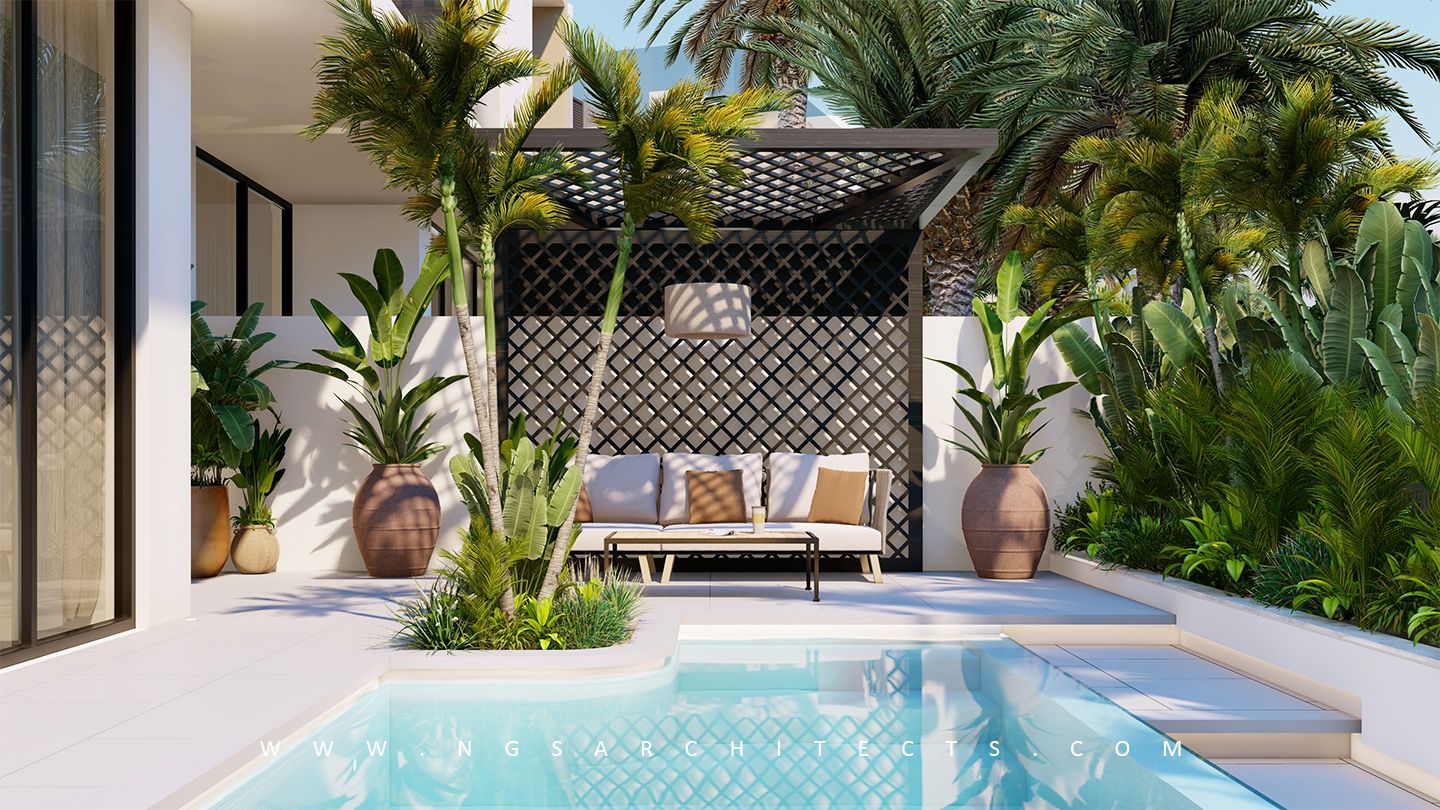 Golf Grove V93 - Landscape Design - Dubai Hills Estate - UAE