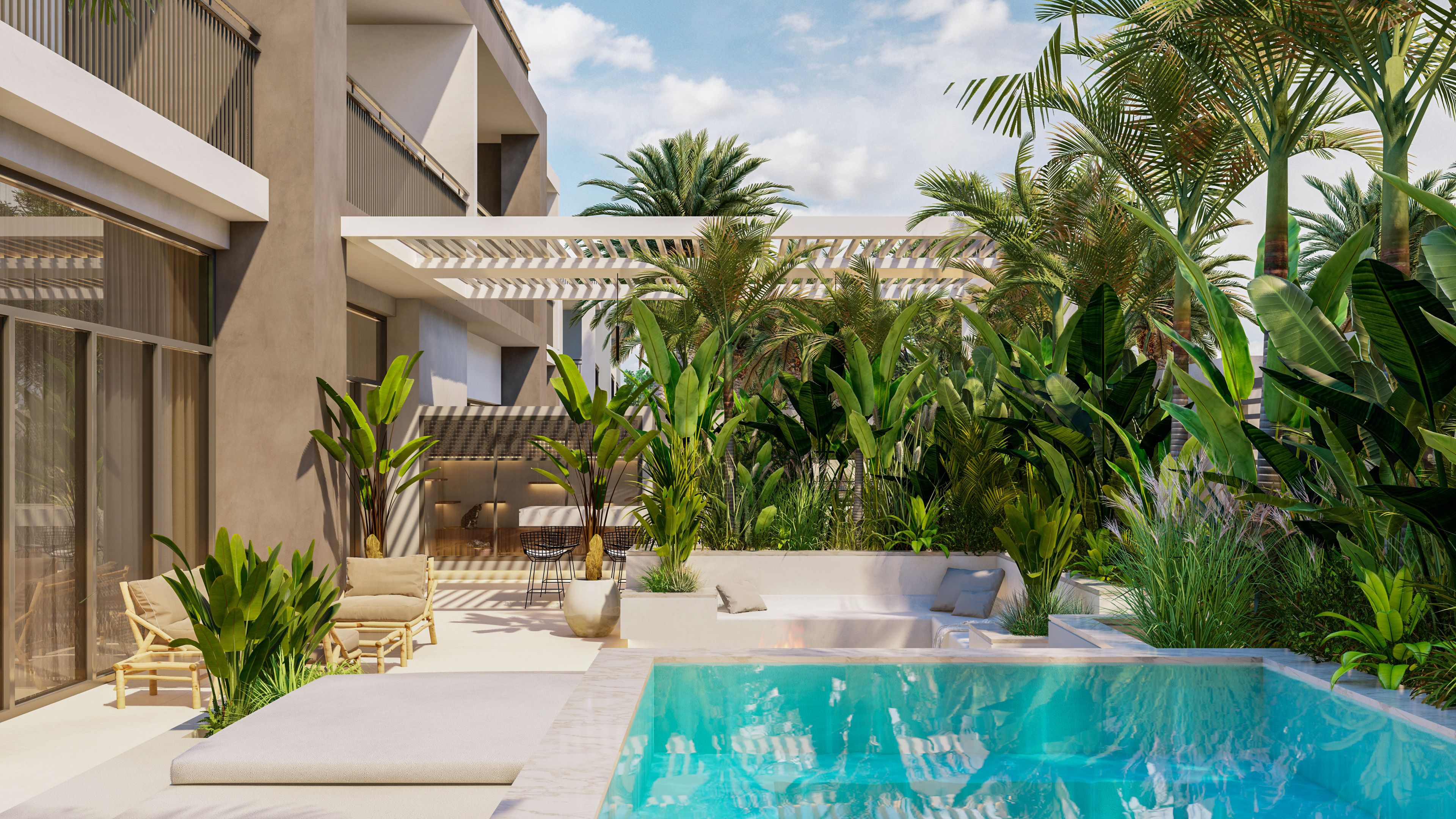 Beachfront V.19 - Landscape Design/Build - Dubai South - UAE