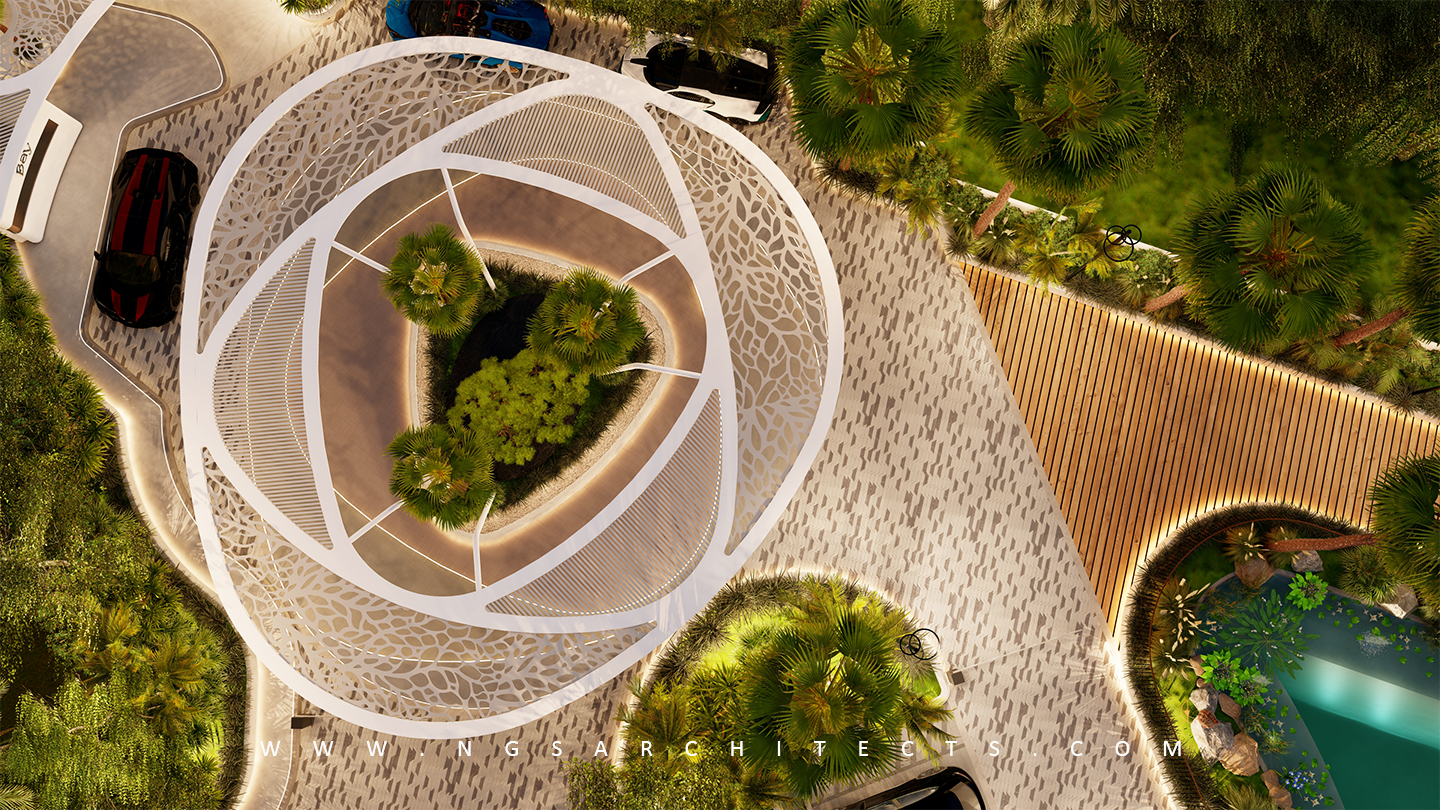 The Bay (Drop Off / Welcome Center) - Al Barari - Dubai - UAE - Landscape Design