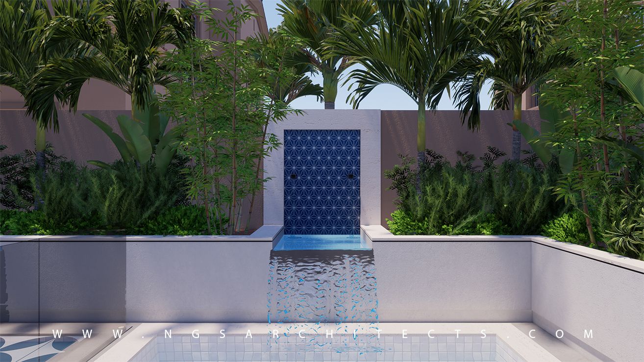 Villanova Community - La Quinta - V56 - Landscape Design & Build (Modern - Mediterranean - Spanish Colonial Design)