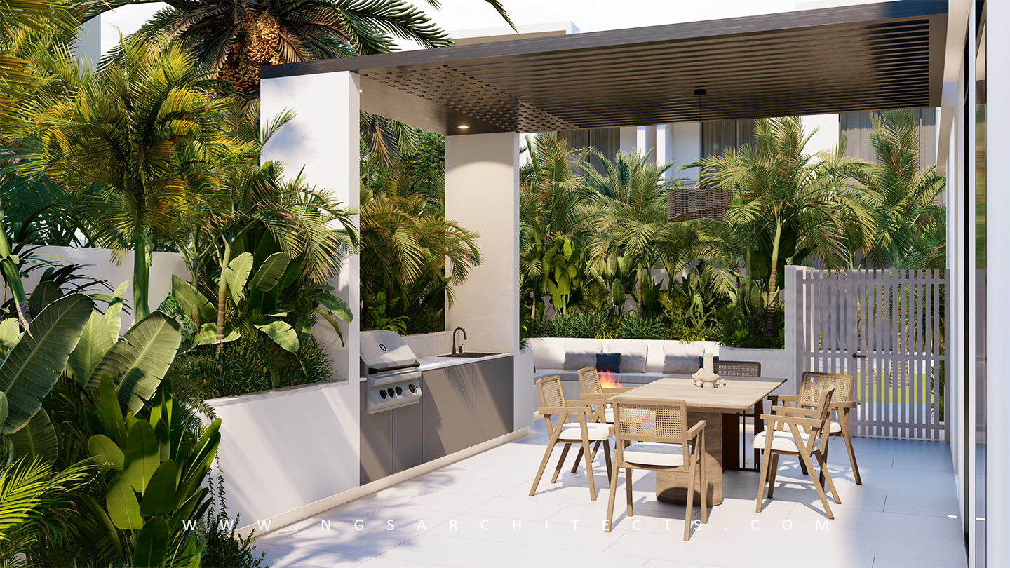 Golf Grove V93 - Landscape Design - Dubai Hills Estate - UAE