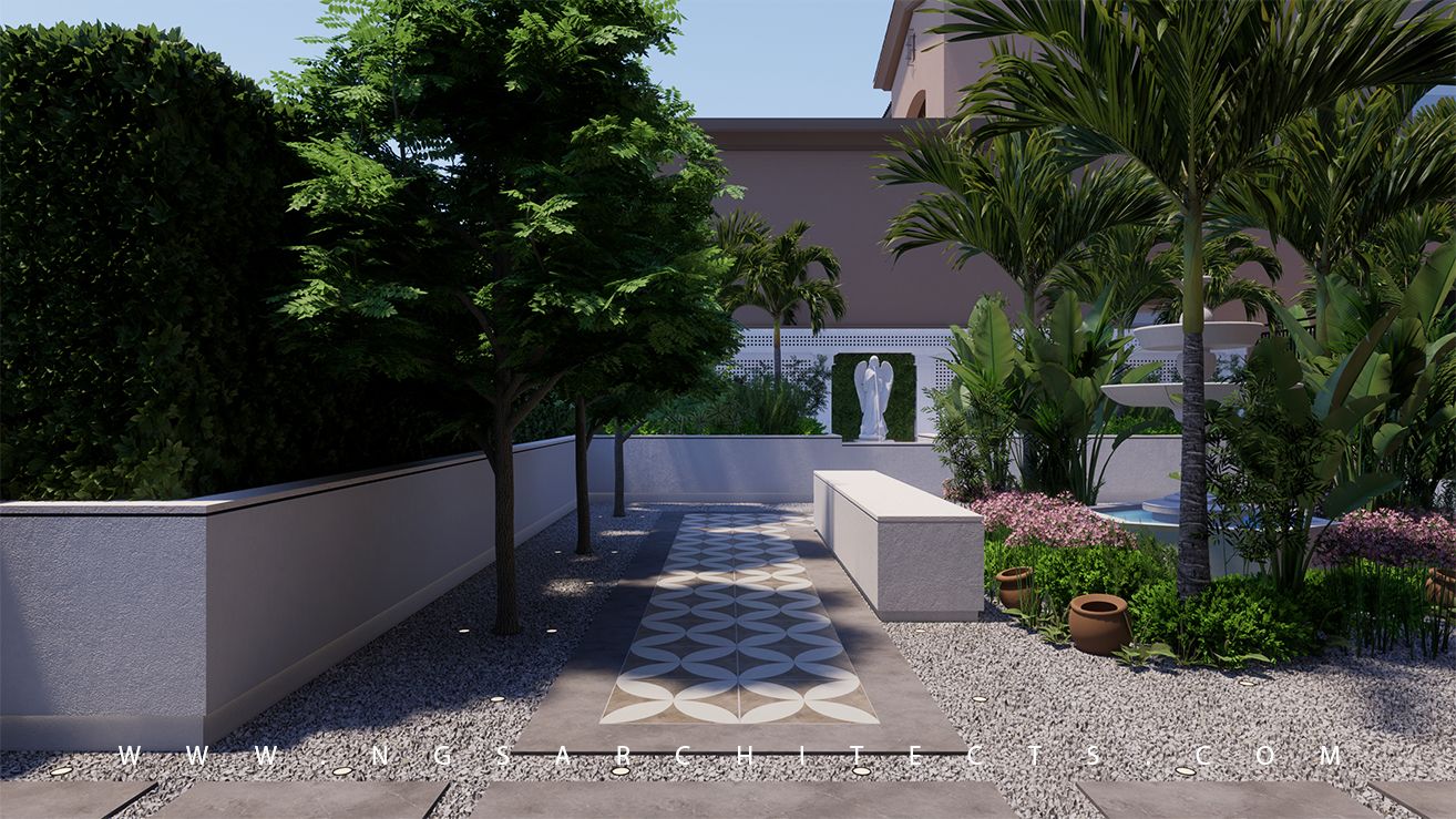 Villanova Community - La Quinta - V56 - Landscape Design & Build (Modern - Mediterranean - Spanish Colonial Design)