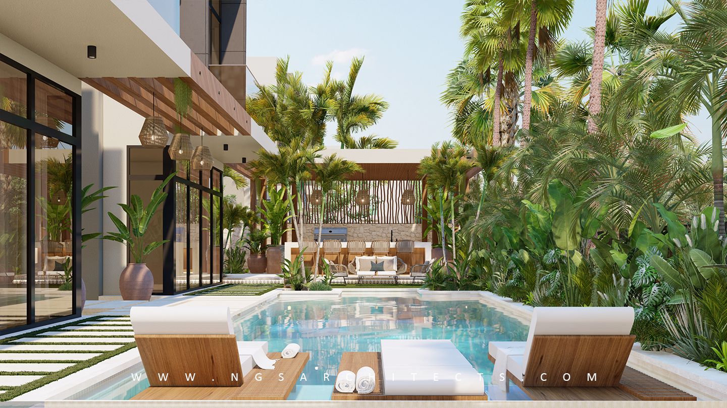 Golf Place - Dubai Hills Estate - Congo Inspired Landscape Design - Dubai - UAE