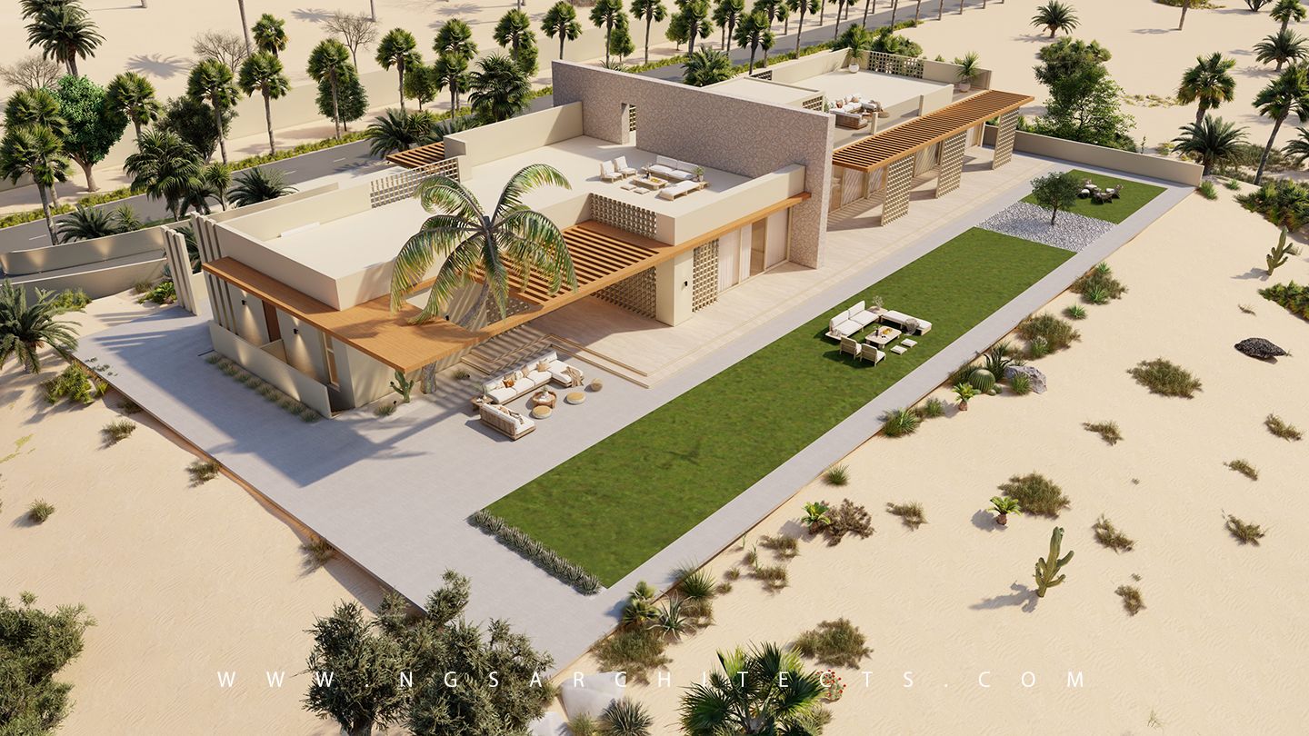Sharjah - Sandscape Retreat - Architecture Design
