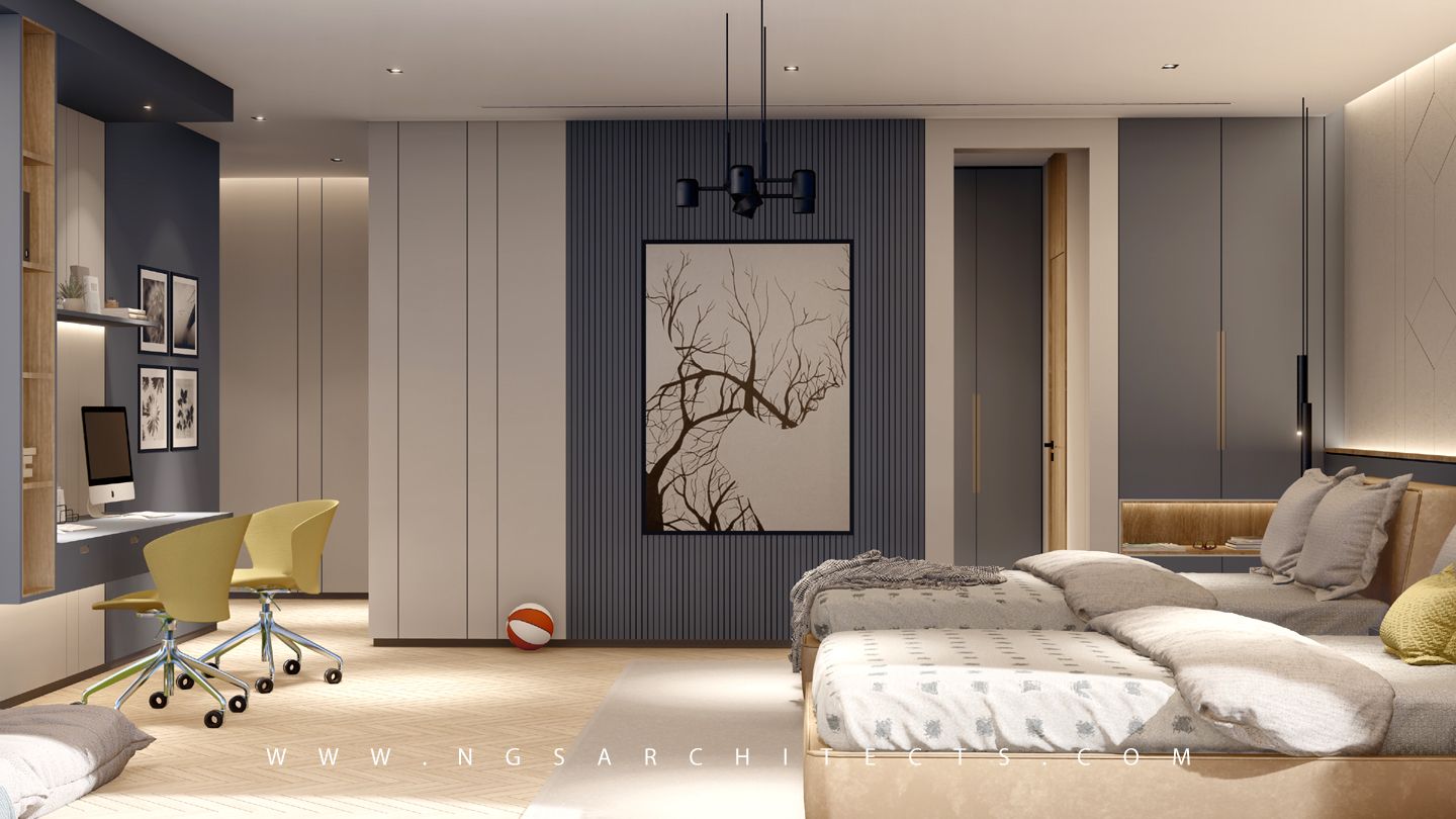 The Villa Community - V18 - Design and Build - Interior Design - Boys Bedroom