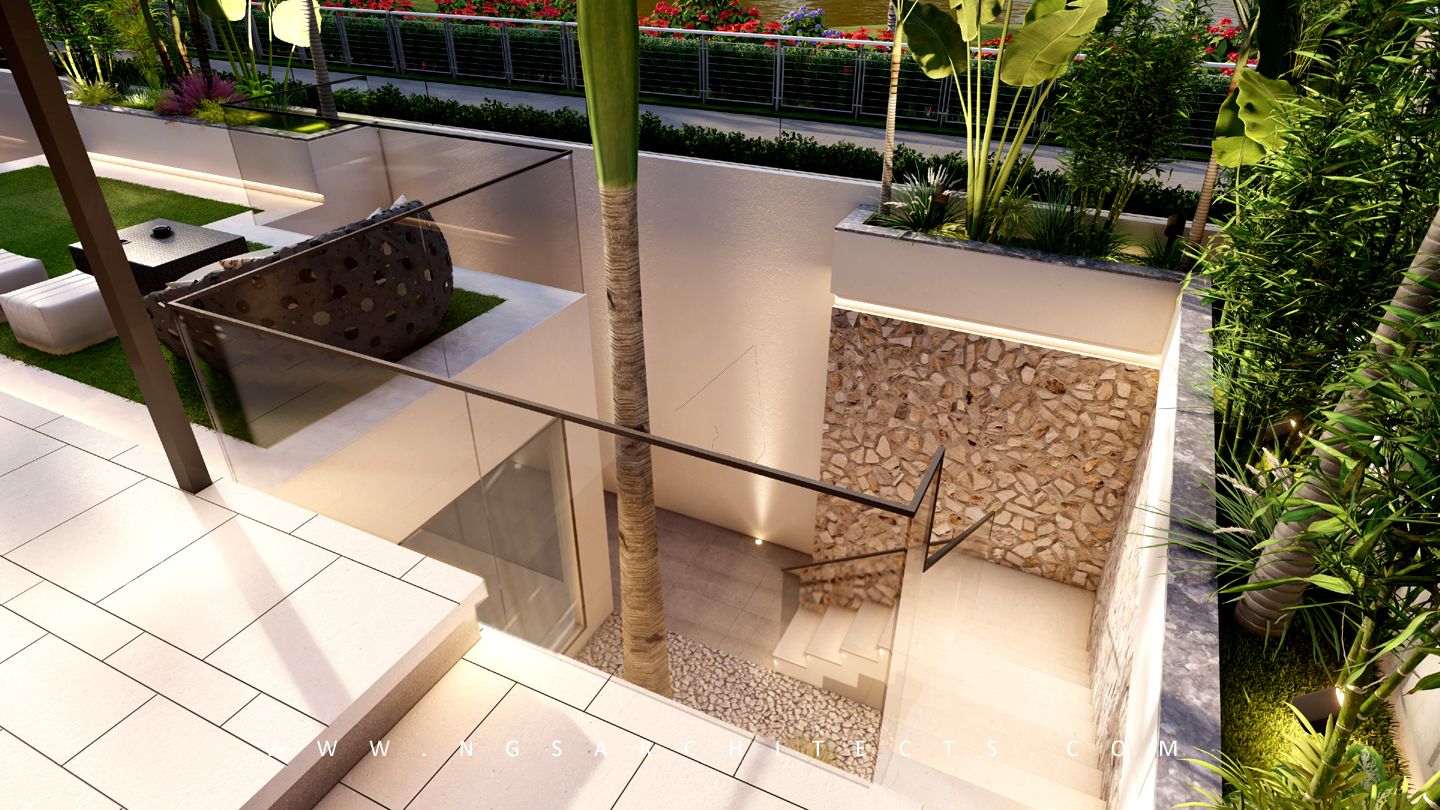 Meadows 7 - Villa 42 - Design and Build - Landscape - Facade Design