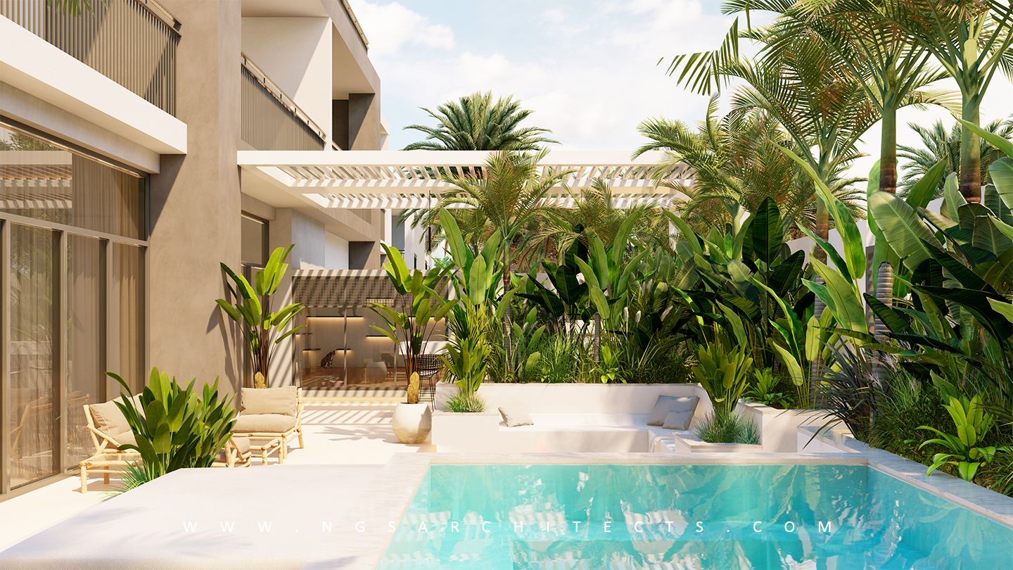 Beachfront V.19 - Landscape Design/Build - Dubai South - UAE