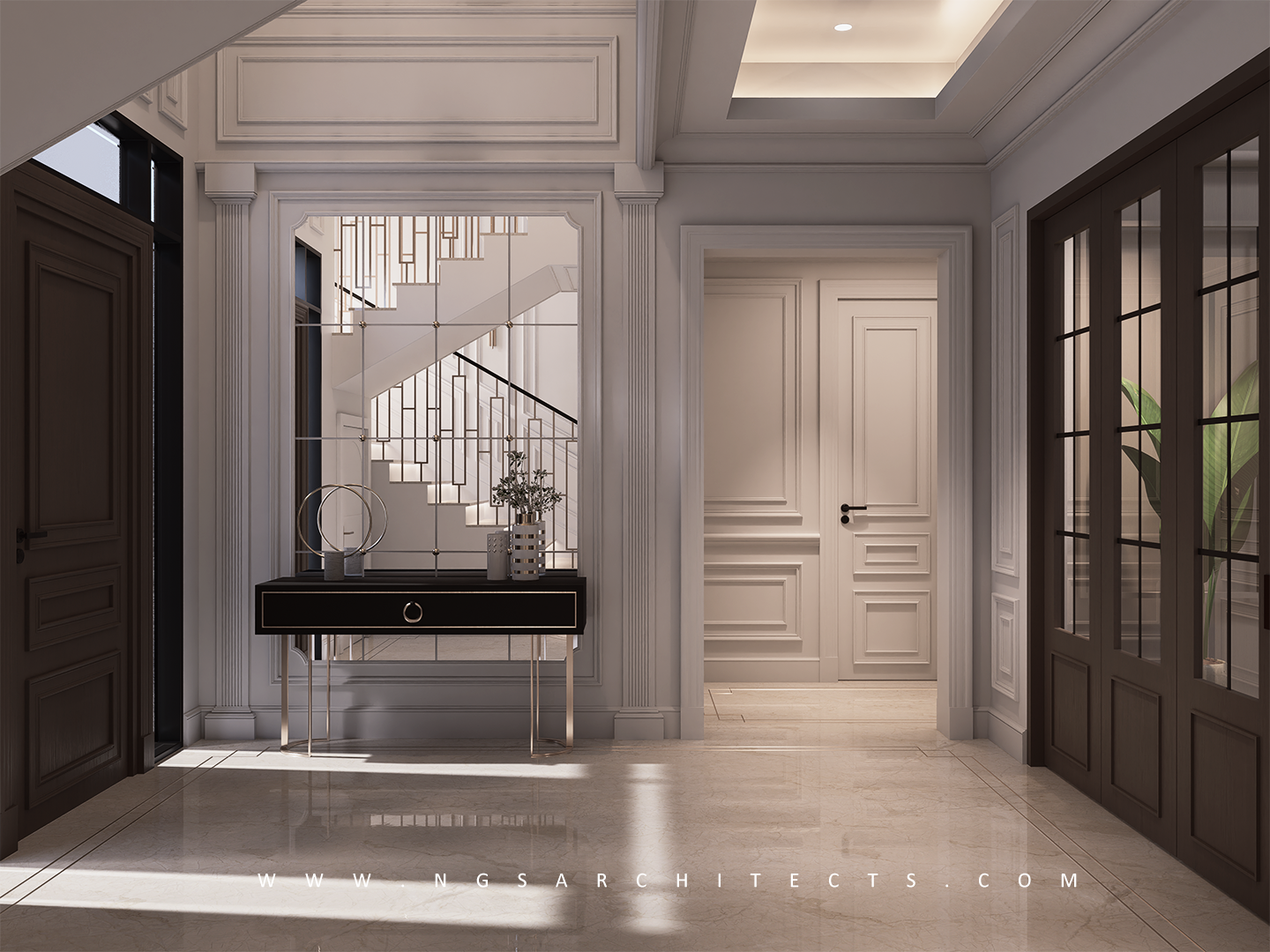 The Villa Community - CC4 - Design and Build - Interior Design - Entrance Lobby - Corridor