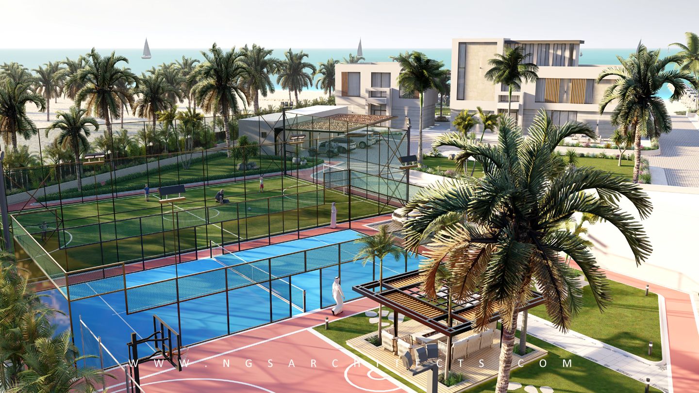 Beach Front Property - Private Client - Landscape Design - Sharjah - UAE