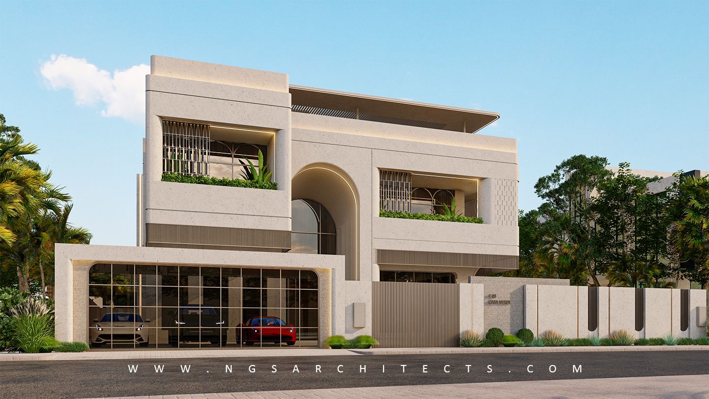 The Pearl Jumeirah - Zone F - Architecture Villa Design - Dubai - UAE