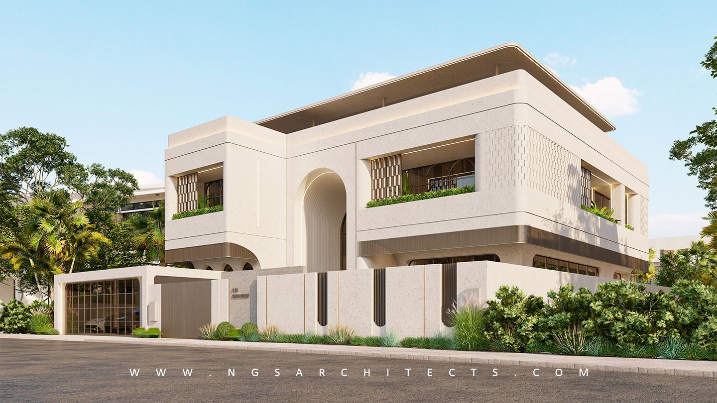 The Pearl Jumeirah - Zone F - Architecture Villa Design - Dubai - UAE
