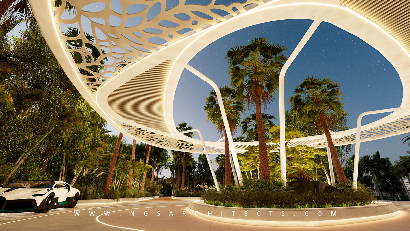 The Bay (Drop Off / Welcome Center) - Al Barari - Dubai - UAE - Landscape Design