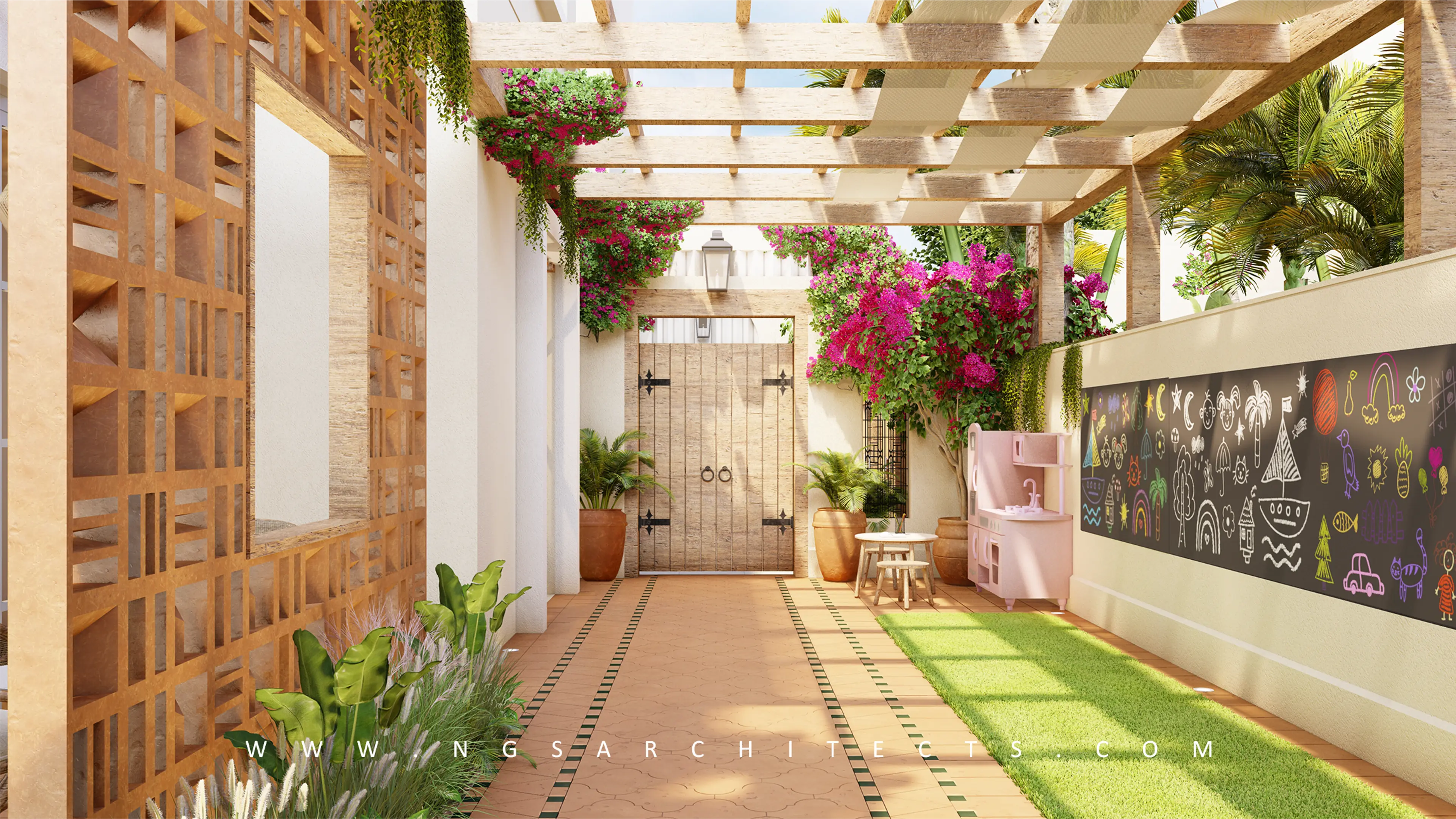 Reem 1 - V128 - Arabian Ranches - Dubai UAE - Landscape Design & Build