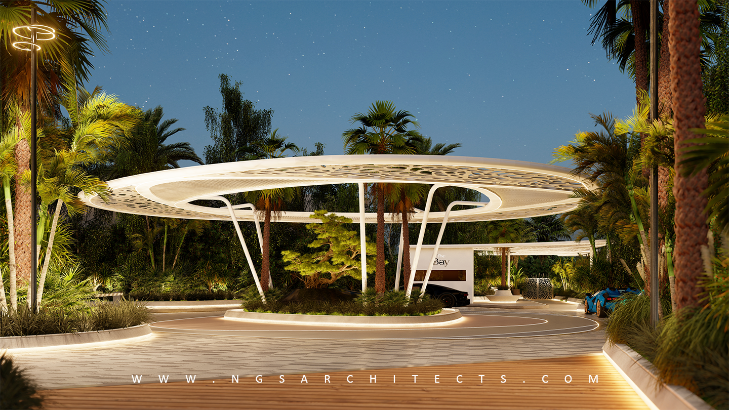 The Bay (Drop Off / Welcome Center) - Al Barari - Dubai - UAE - Landscape Design