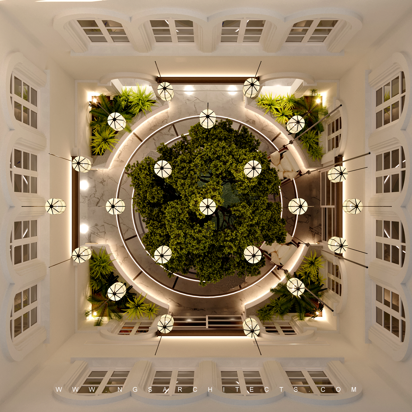 The Villa Community - Hacienda - Camino - Dubai - UAE (Courtyard)