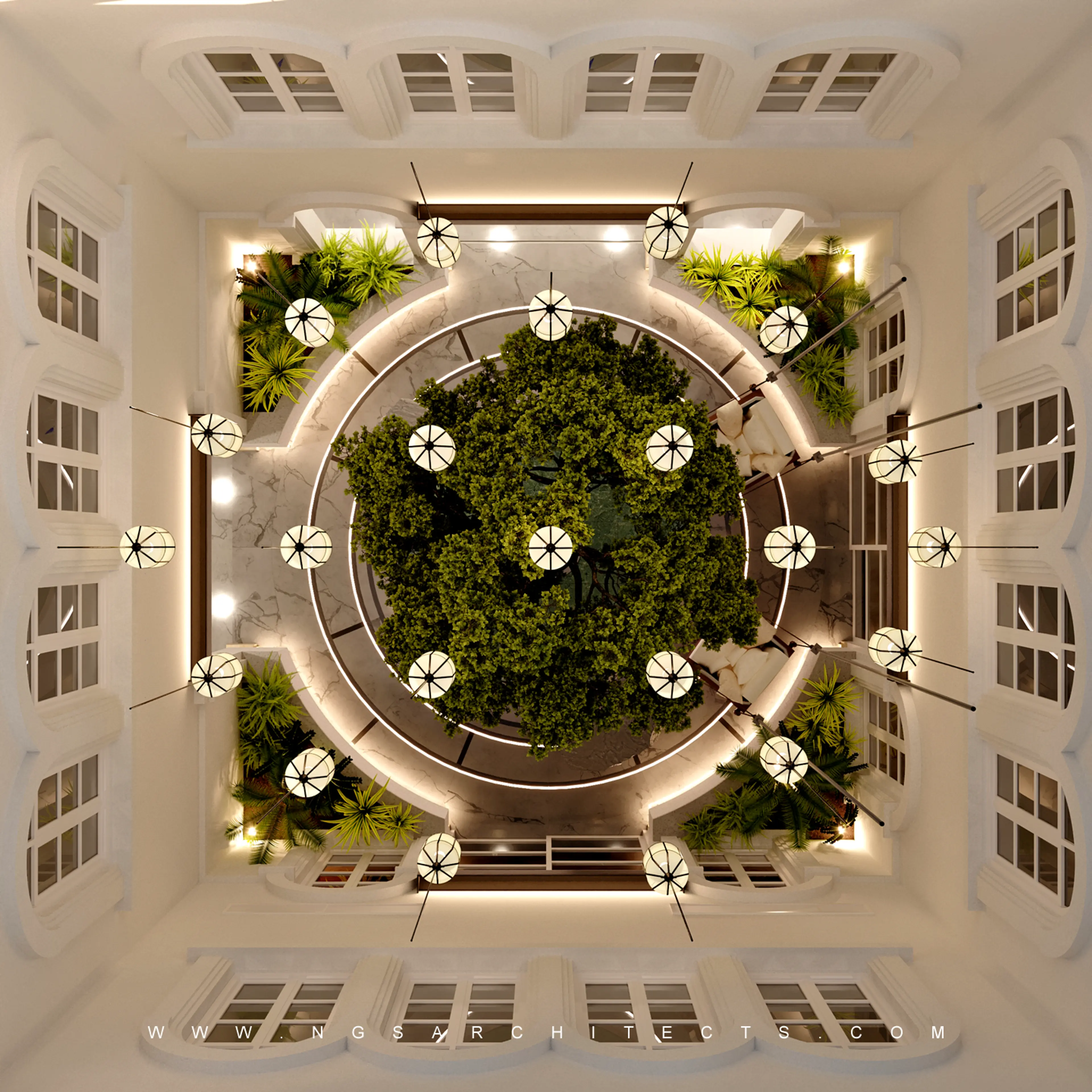 The Villa Community - Hacienda - Camino - Dubai - UAE (Courtyard)