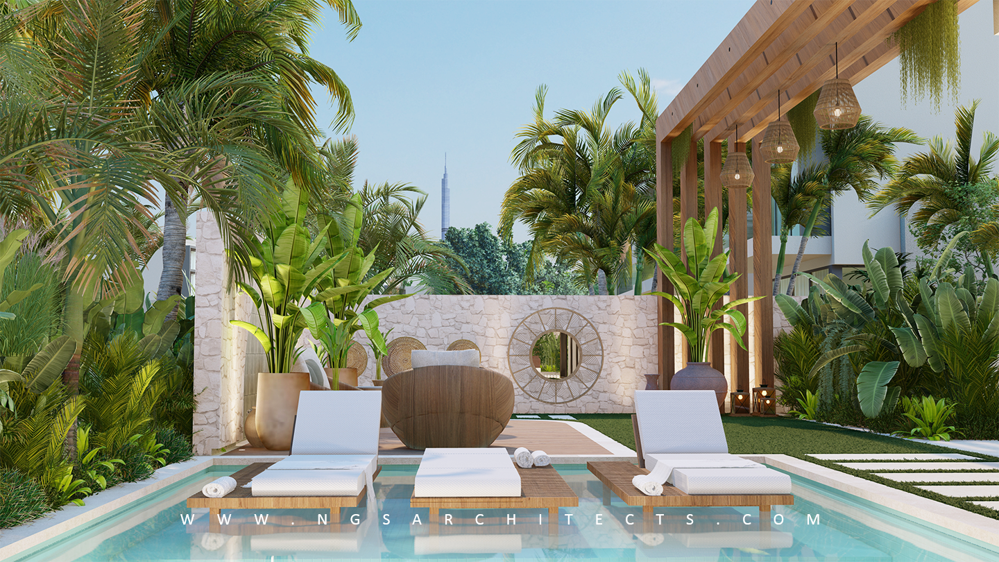 Golf Place - Dubai Hills Estate - Congo Inspired Landscape Design - Dubai - UAE