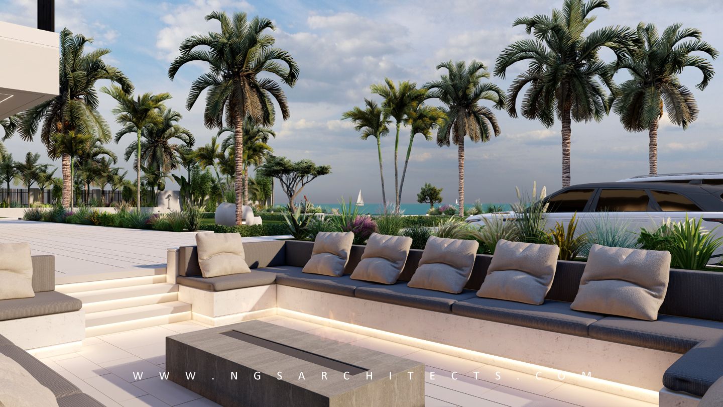 Beach Front Property - Private Client - Landscape Design - Sharjah - UAE