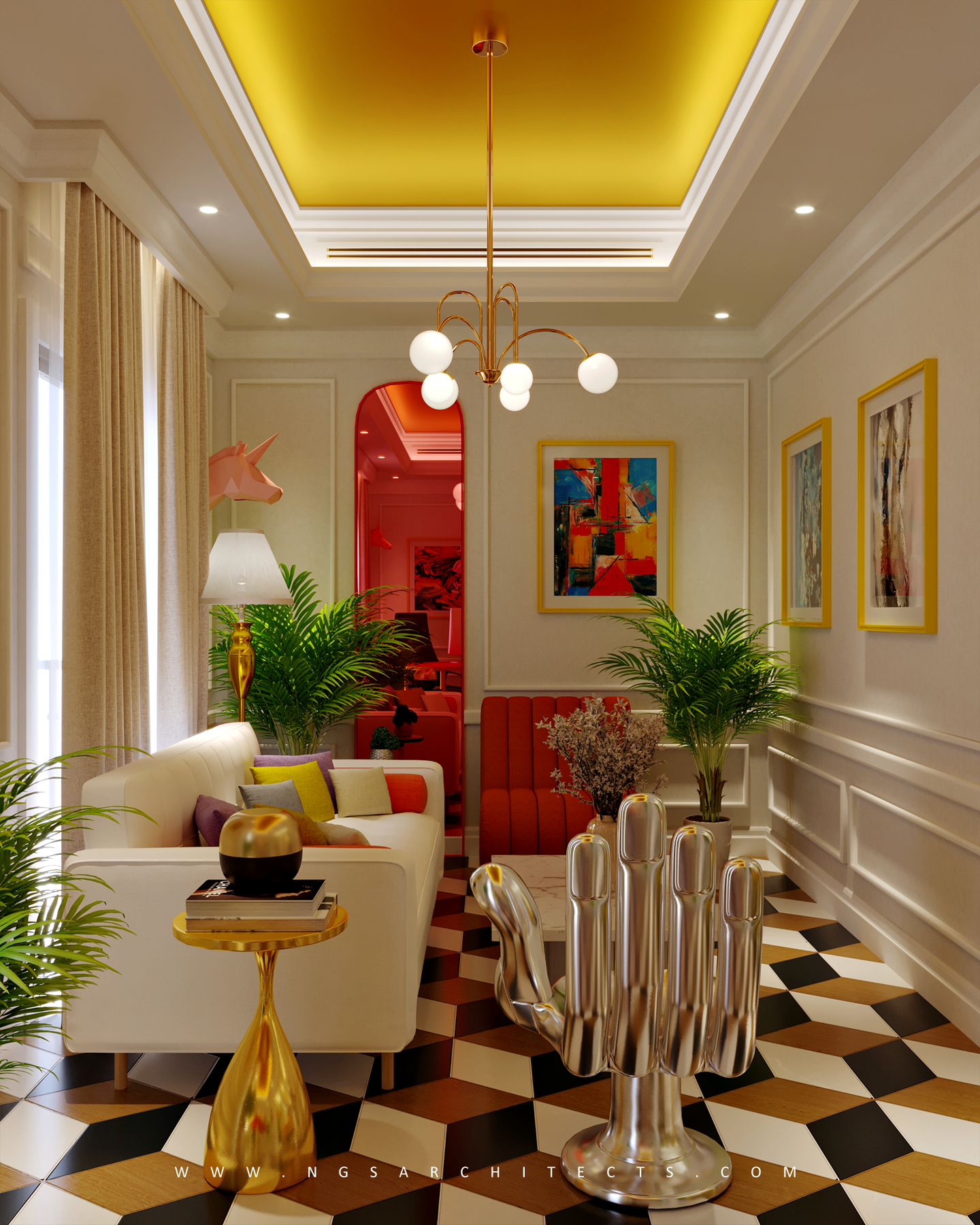 The Villa Community - CC4 - Design and Build - Interior Design - Pop Art Bedroom