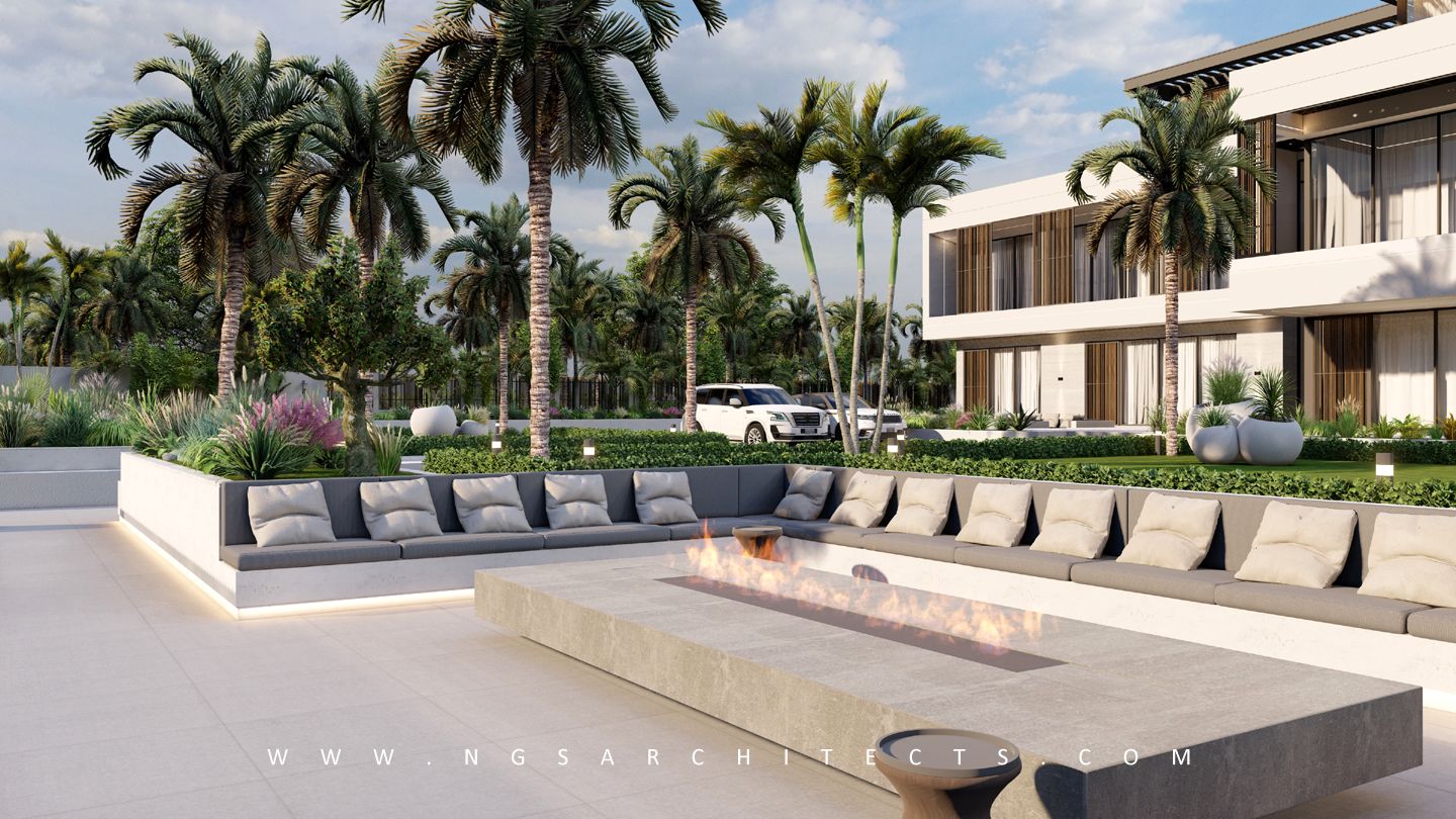 Beach Front Property - Private Client - Landscape Design - Sharjah - UAE
