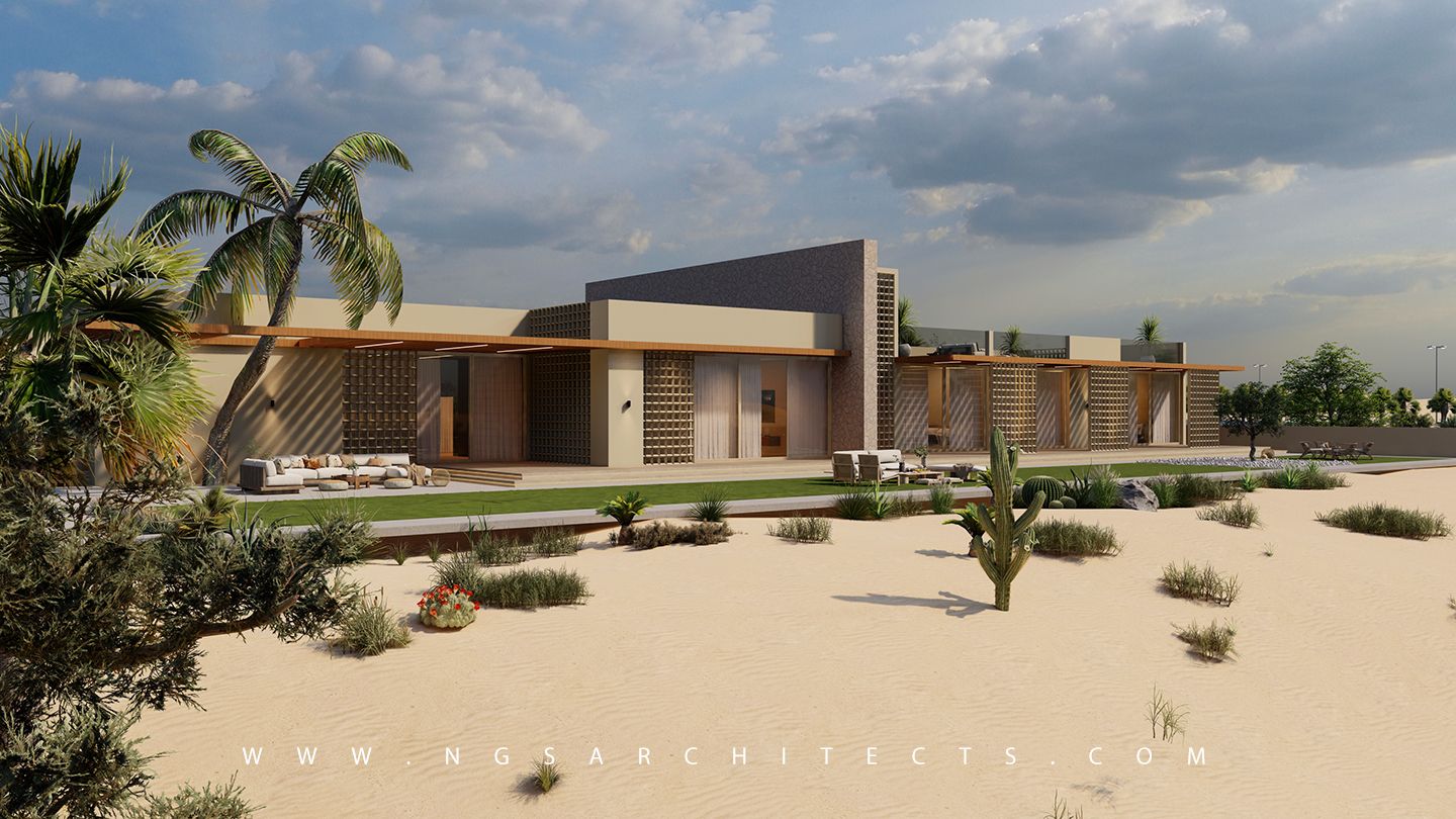 Sharjah - Sandscape Retreat - Architecture Design