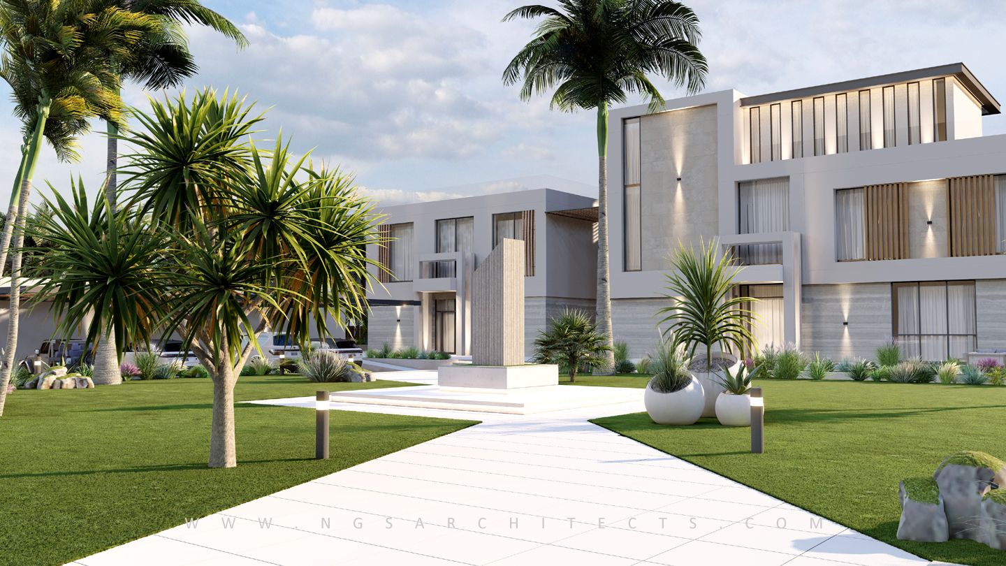 Beach Front Property - Private Client - Landscape Design - Sharjah - UAE