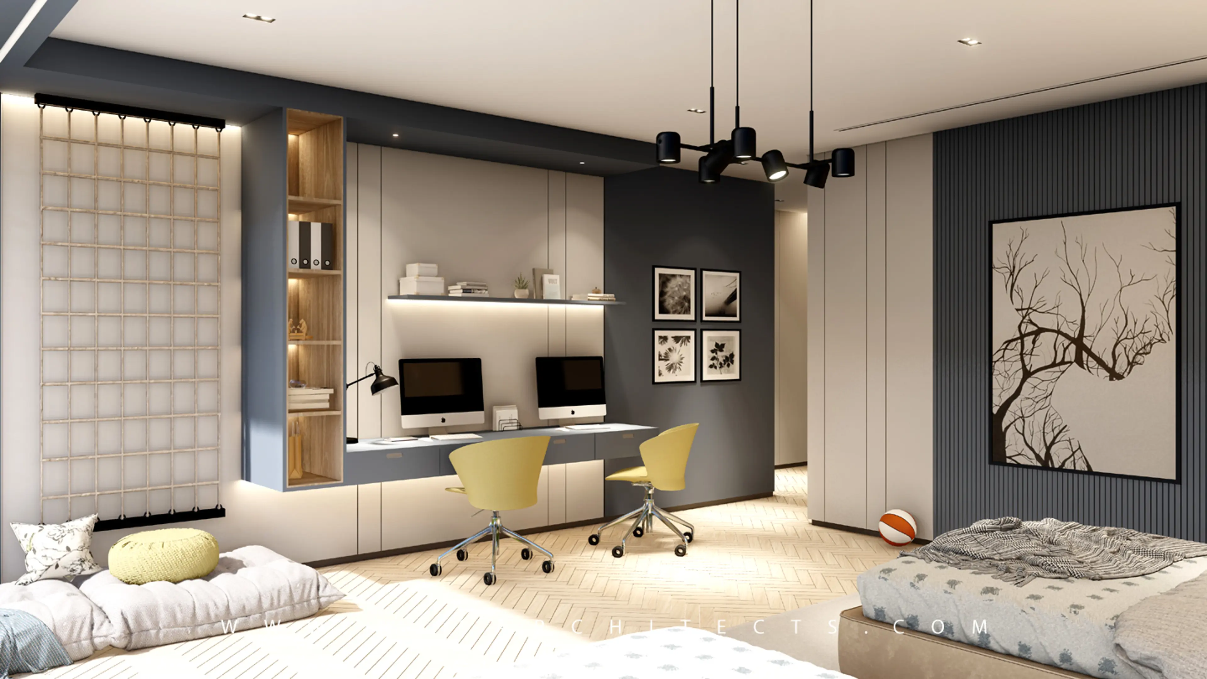 The Villa Community - V18 - Design and Build - Interior Design - Boys Bedroom