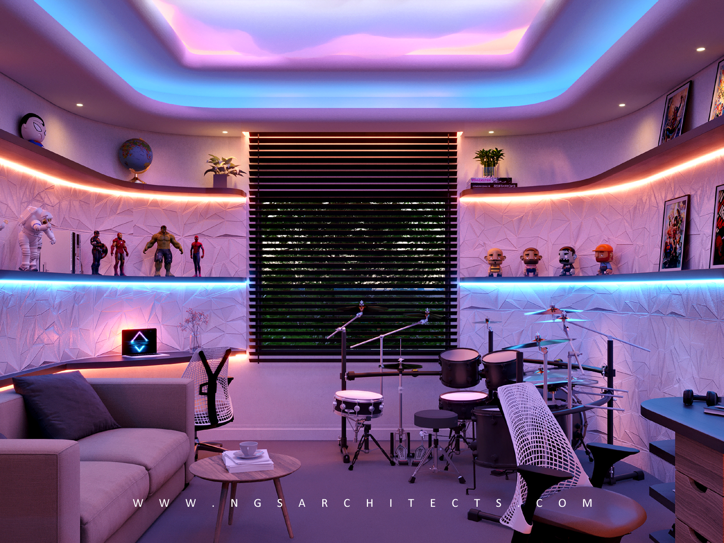 The Villa Community - CC4 - Design and Build - Interior Design - The Games Room