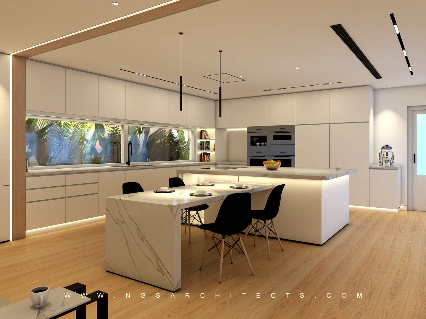 The Villa Community - Hacienda - Camino - Dubai - UAE (Kitchen & Family Area)