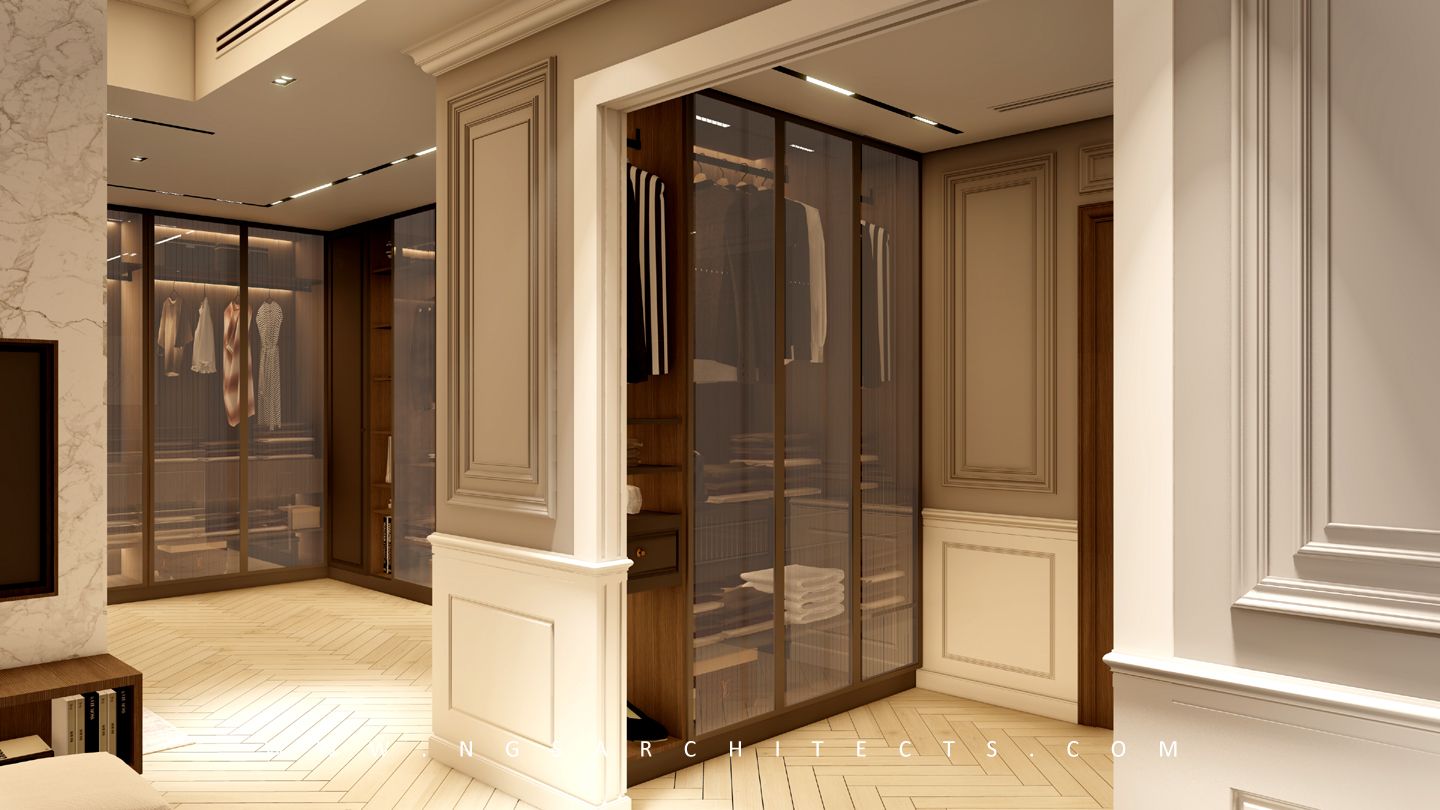 Dubai Hills Estate - Golf Grove - Master Bedroom Interior Design & Build - Dubai - UAE