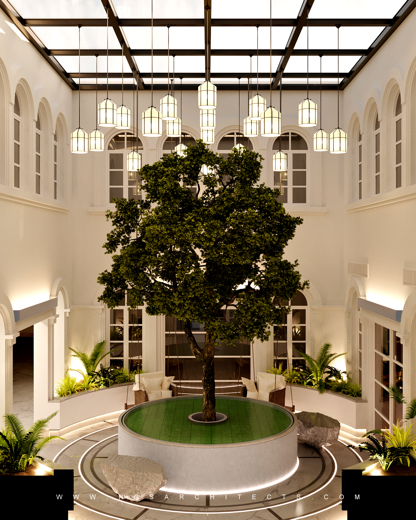 The Villa Community - Hacienda - Camino - Dubai - UAE (Courtyard)