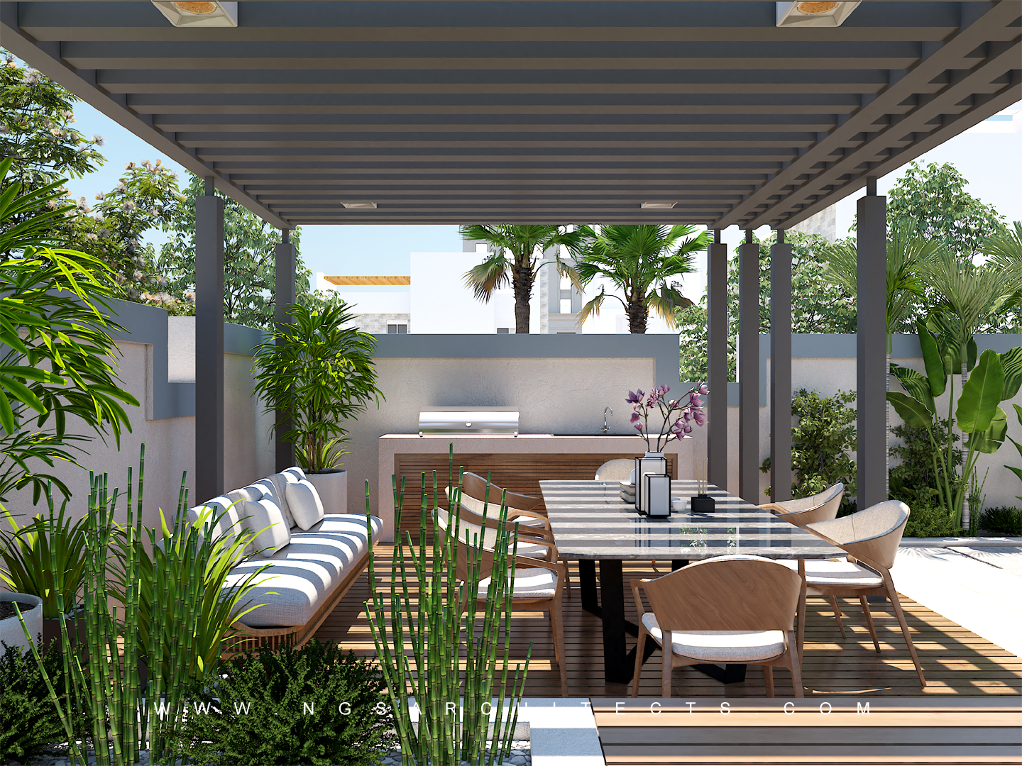The Extension (Landscape Design) - Falcon City - Dubai - Design & Build