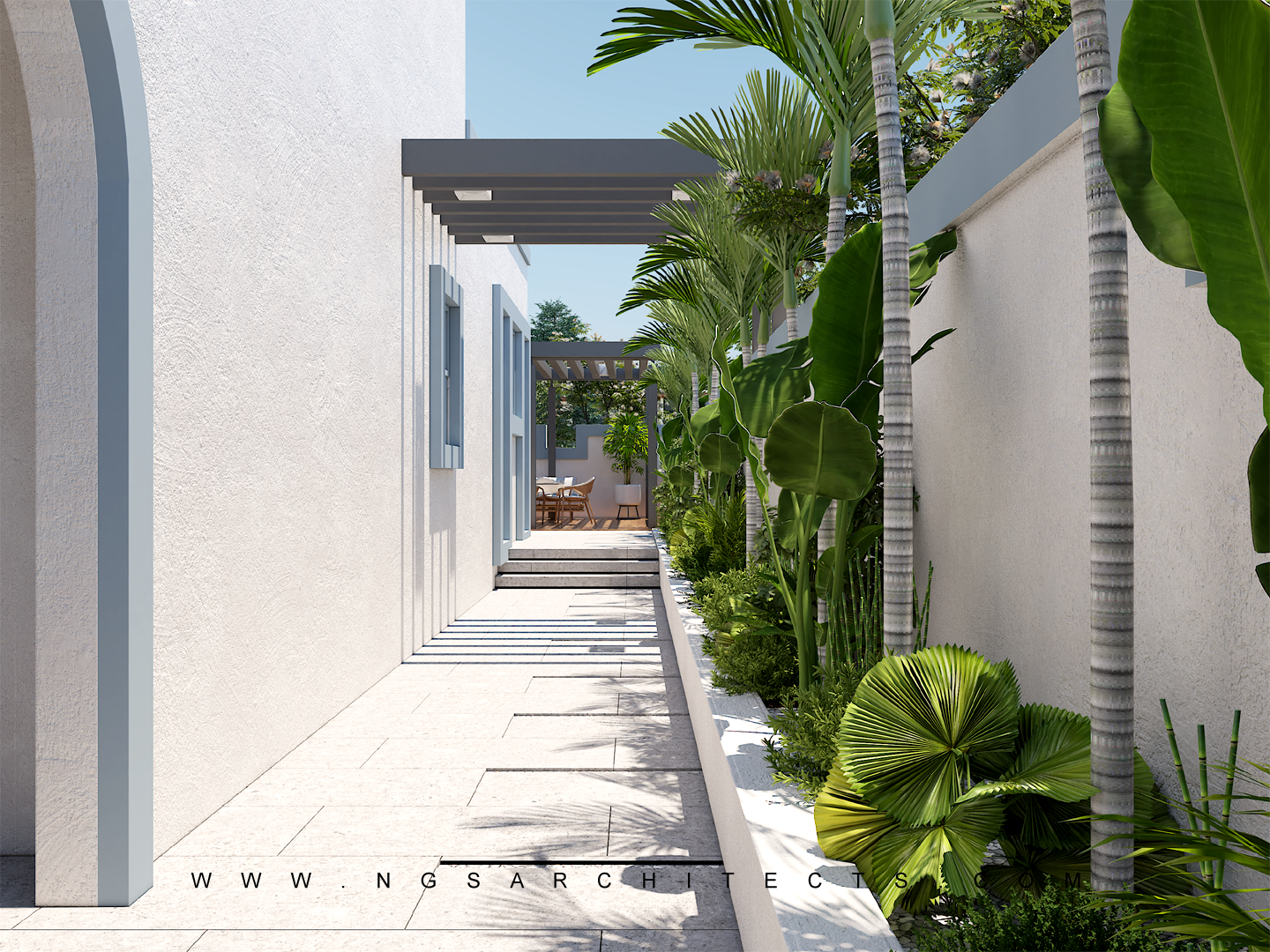 The Extension (Landscape Design) - Falcon City - Dubai - Design & Build
