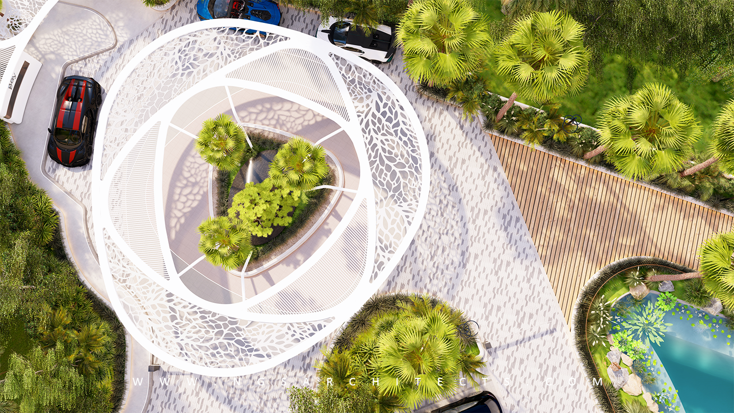 The Bay (Drop Off / Welcome Center) - Al Barari - Dubai - UAE - Landscape Design